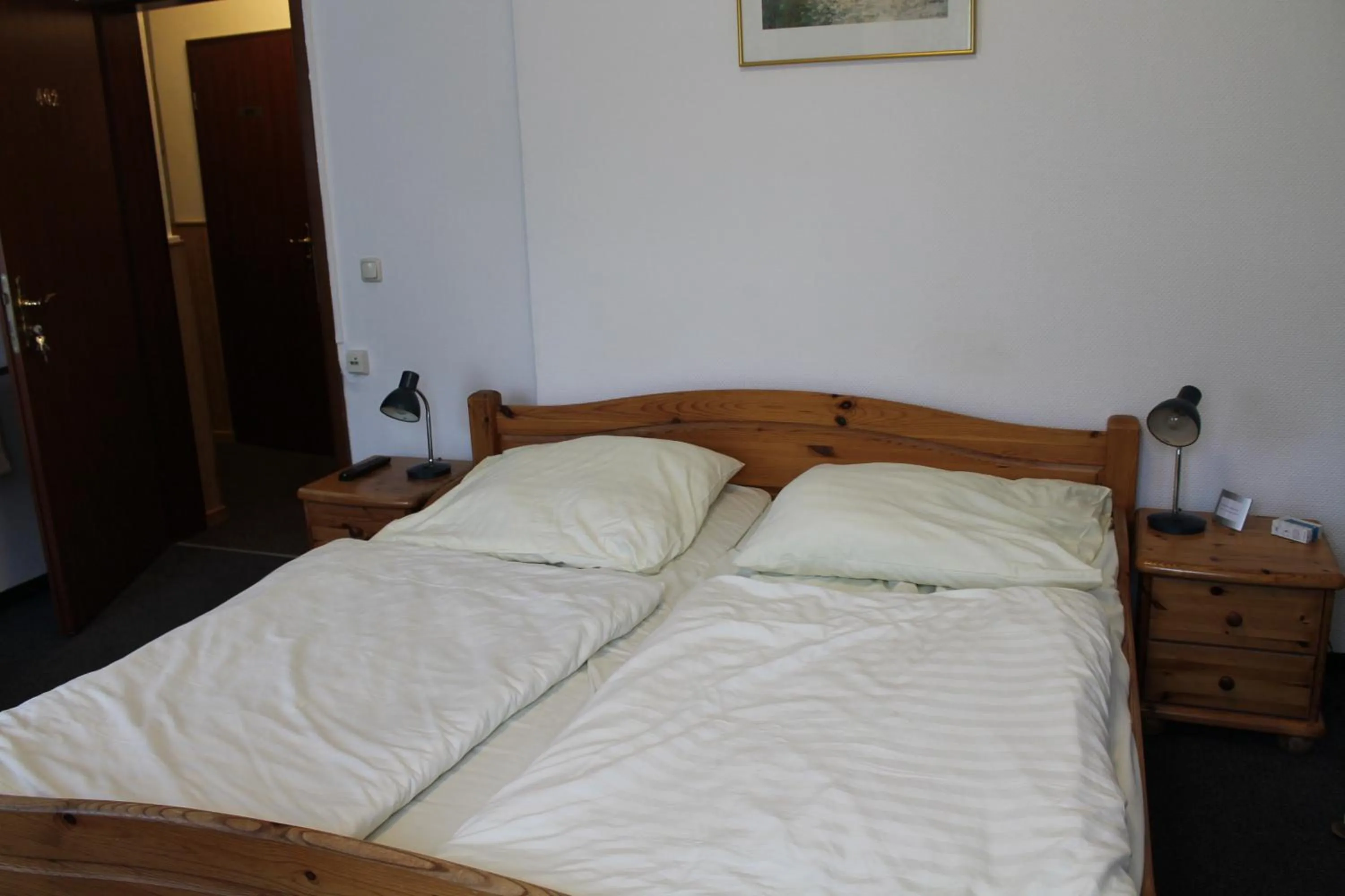 Bed in Pension Locarno