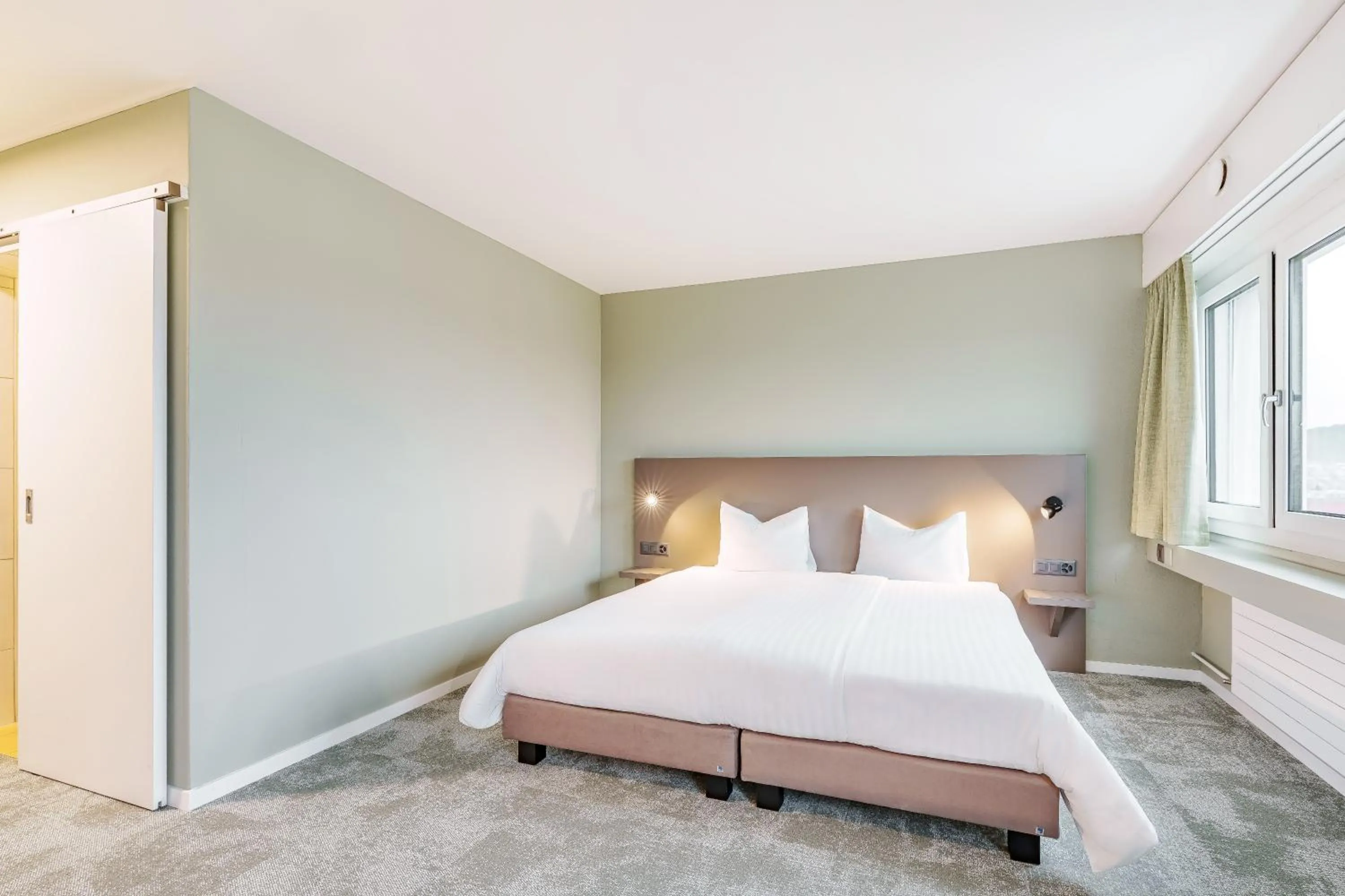 Bed in flexymotel Wil