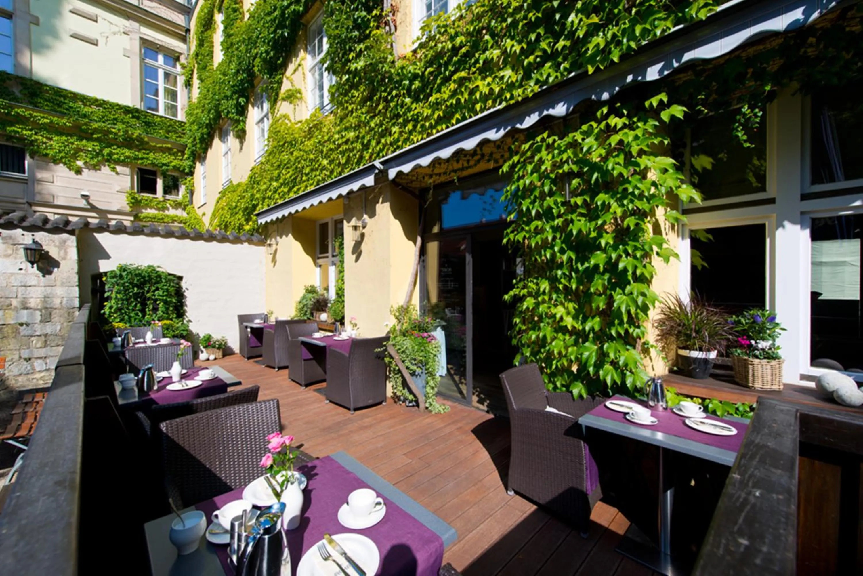 Balcony/Terrace in Herzogshof - Boutique-Hotel am Dom