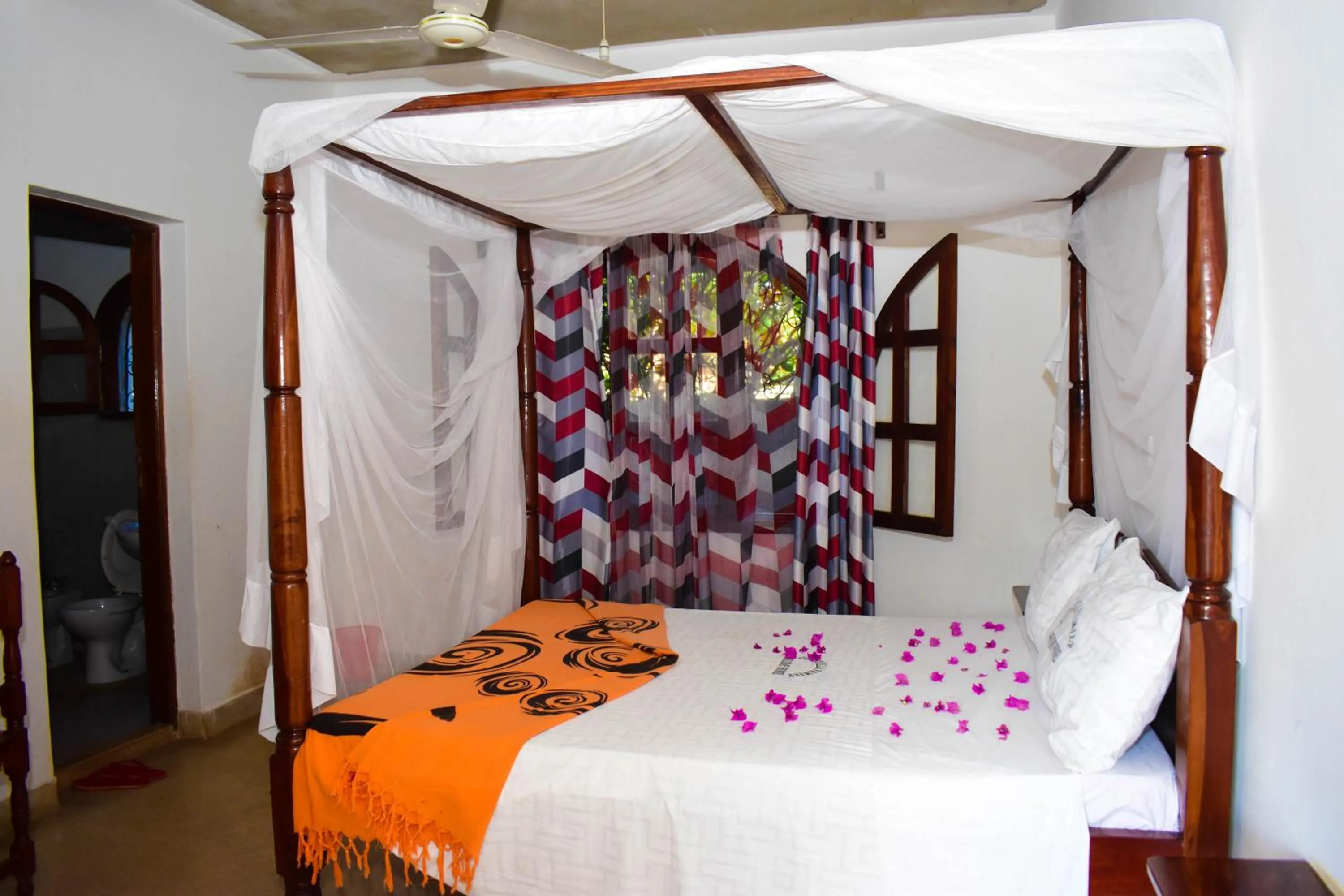 Bed in JoysVilla Family Holiday Home