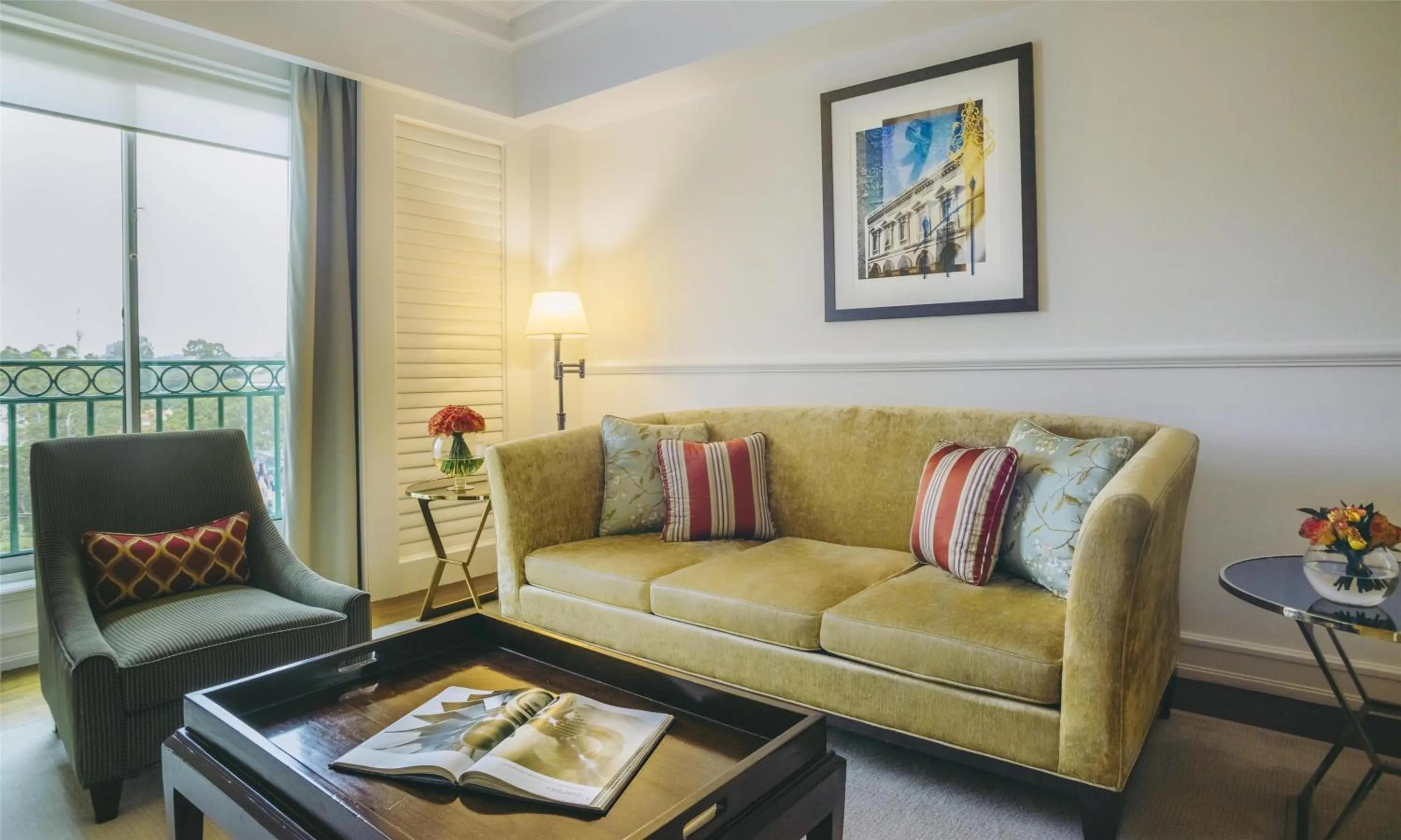 Living room in Villa Rosa Kempinski