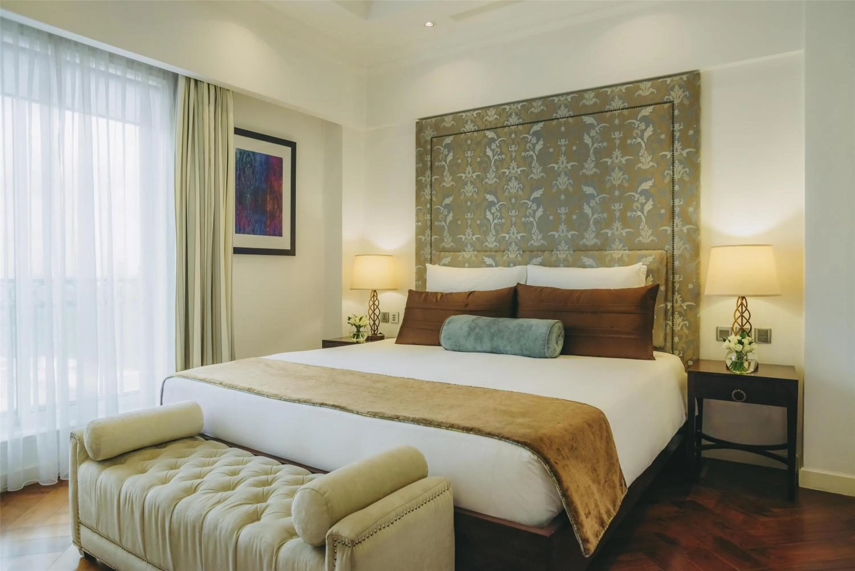 View (from property/room), Bed in Villa Rosa Kempinski