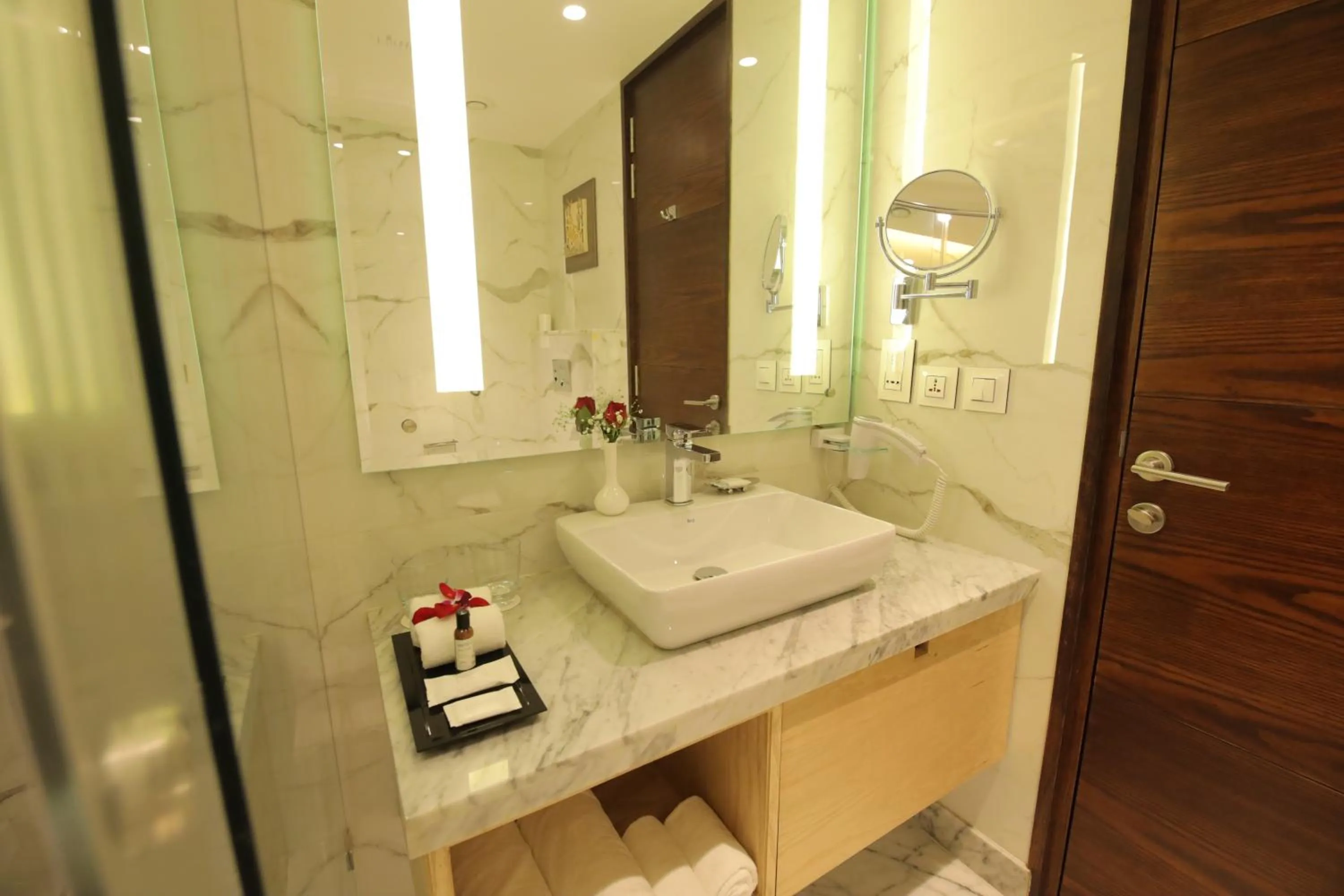 Bathroom in Best Western Darbar
