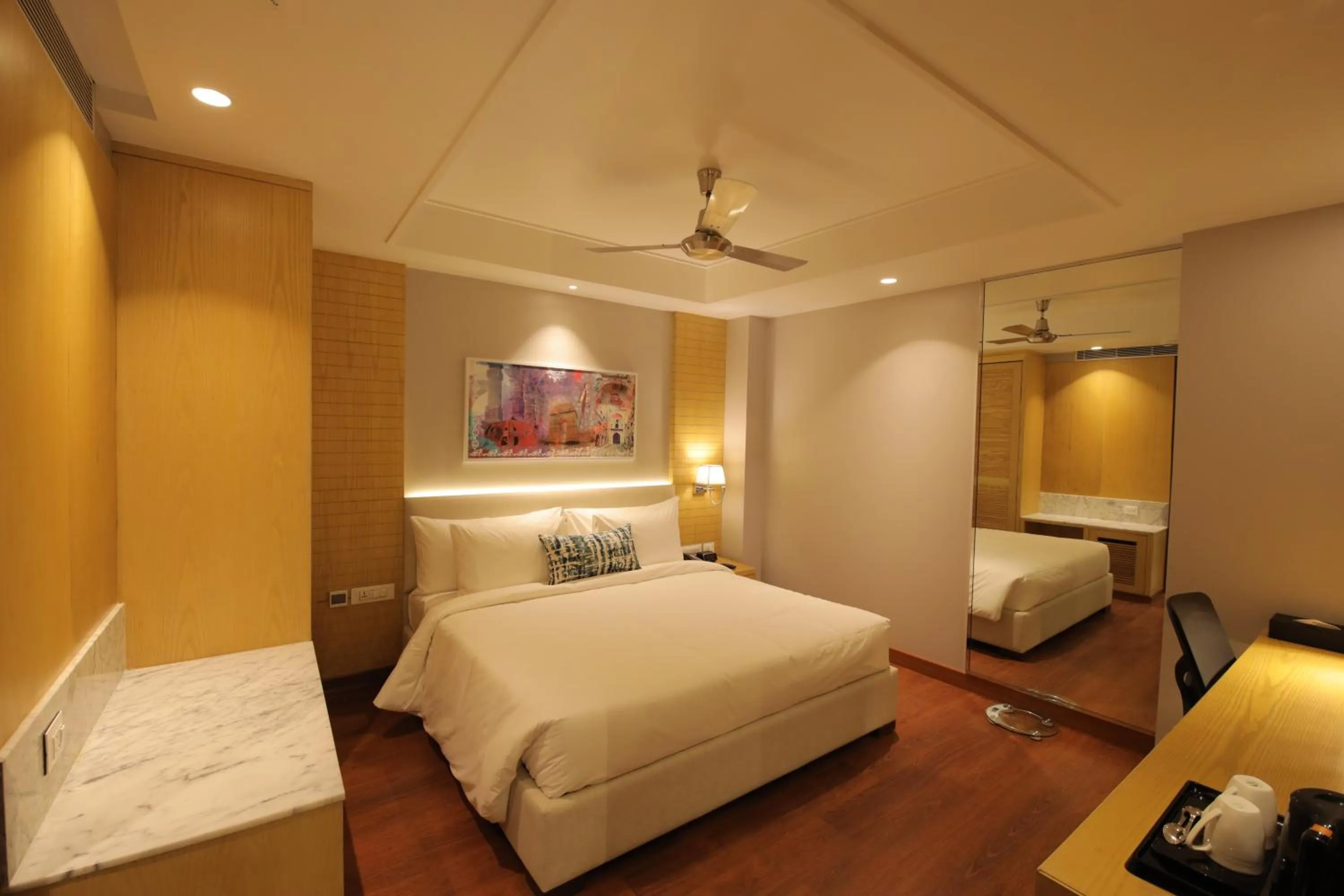 Bed in Best Western Darbar