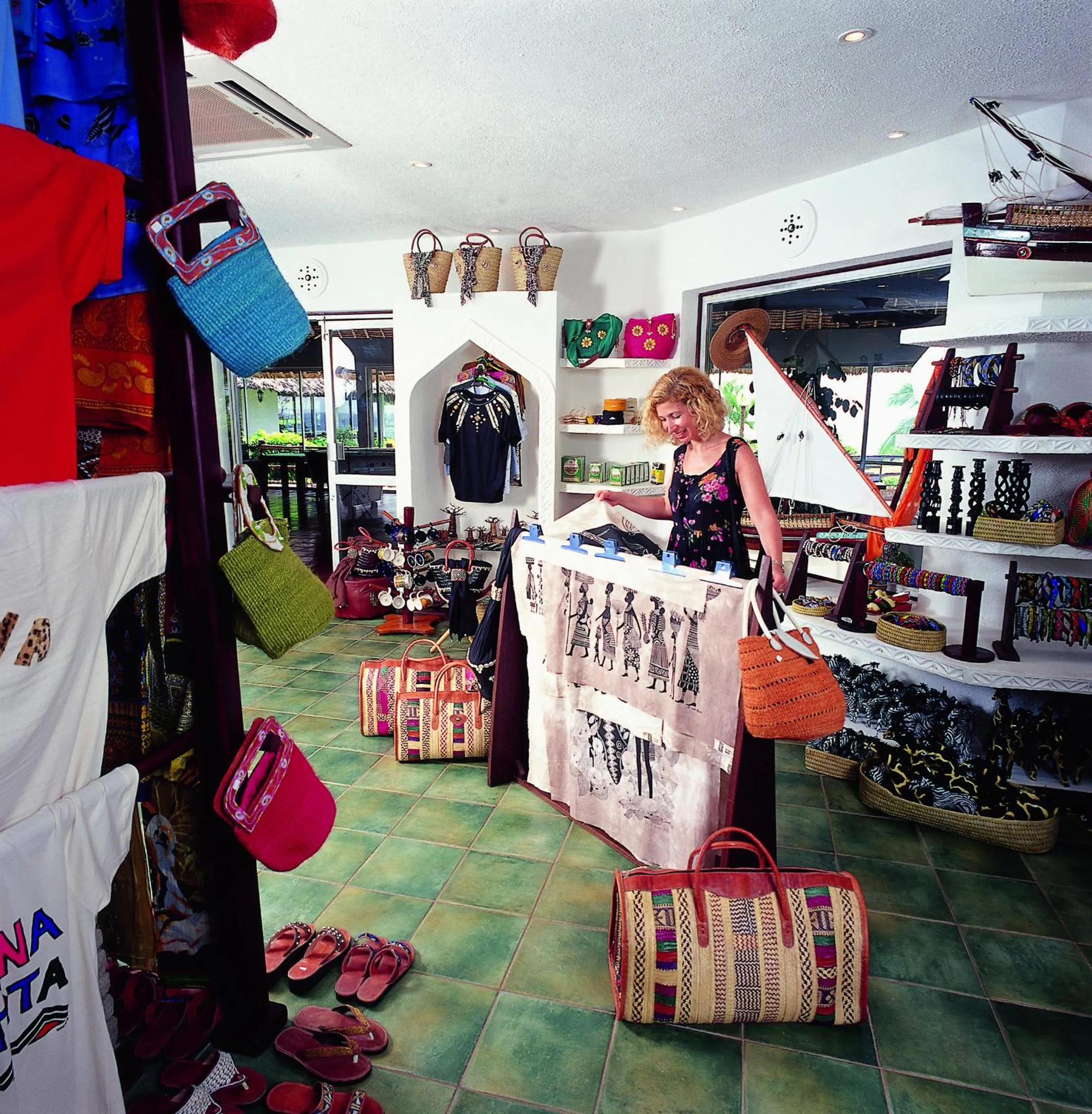 Shopping Area in Leopard Beach Resort and Spa