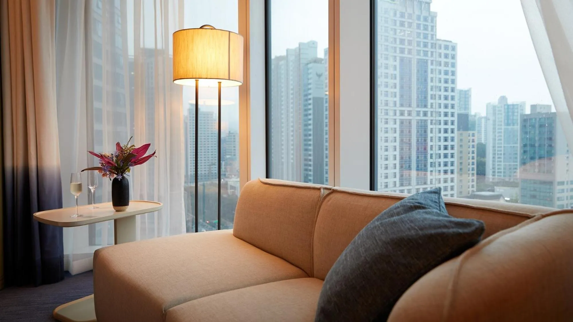 Seating area in Signiel Busan