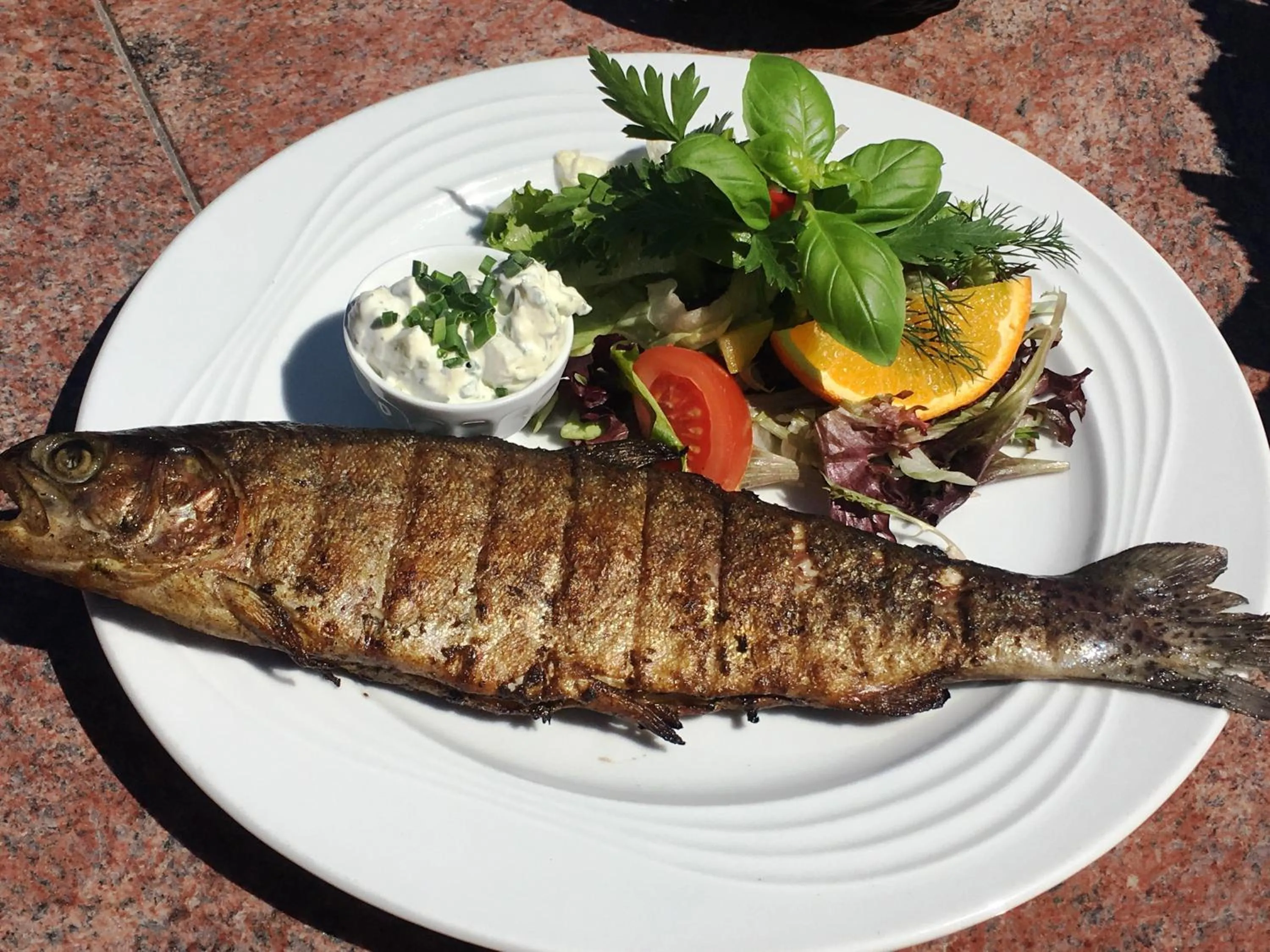 Food close-up in Hotel zur Kanone