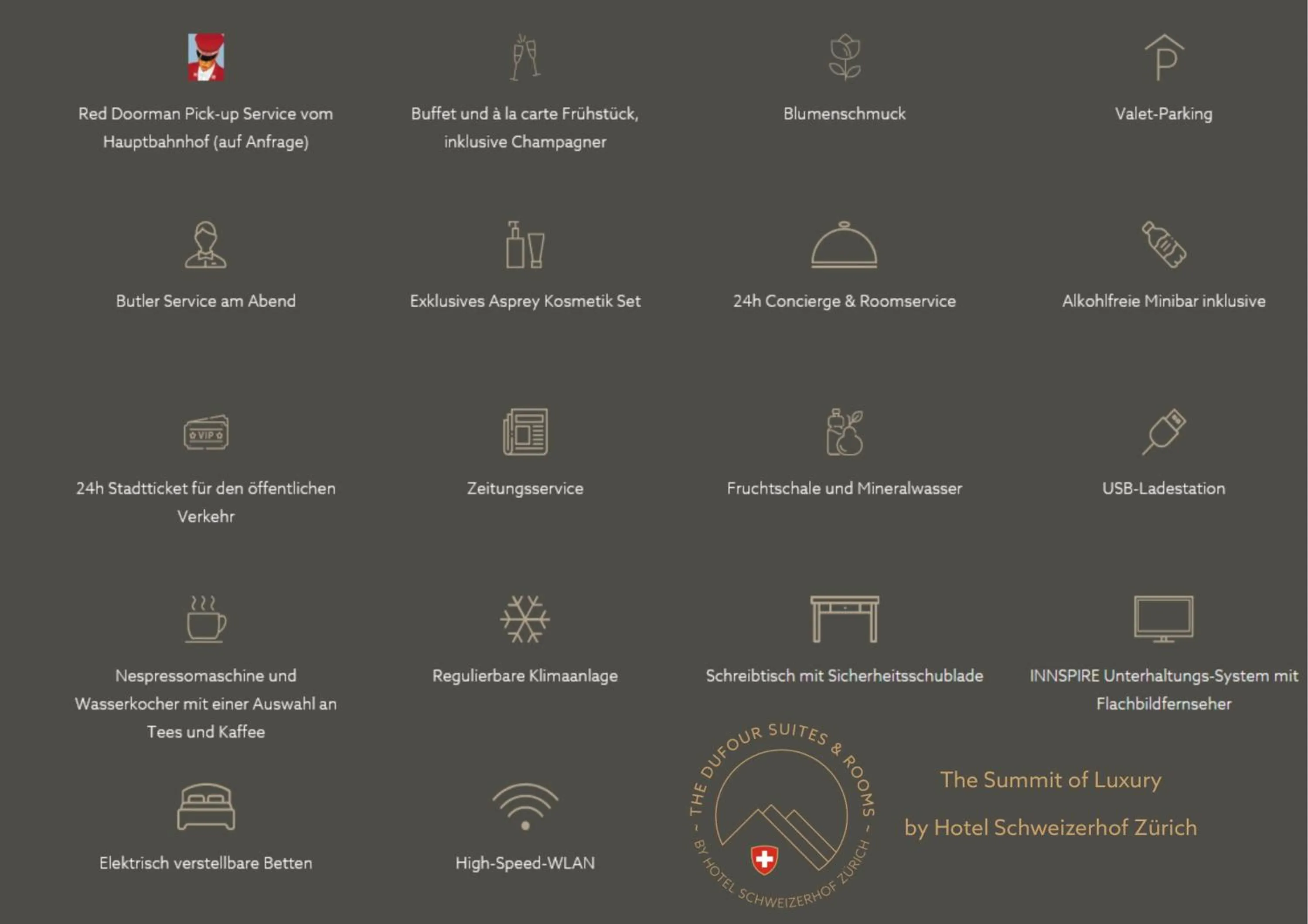The Dufour by Hotel Schweizerhof Zürich