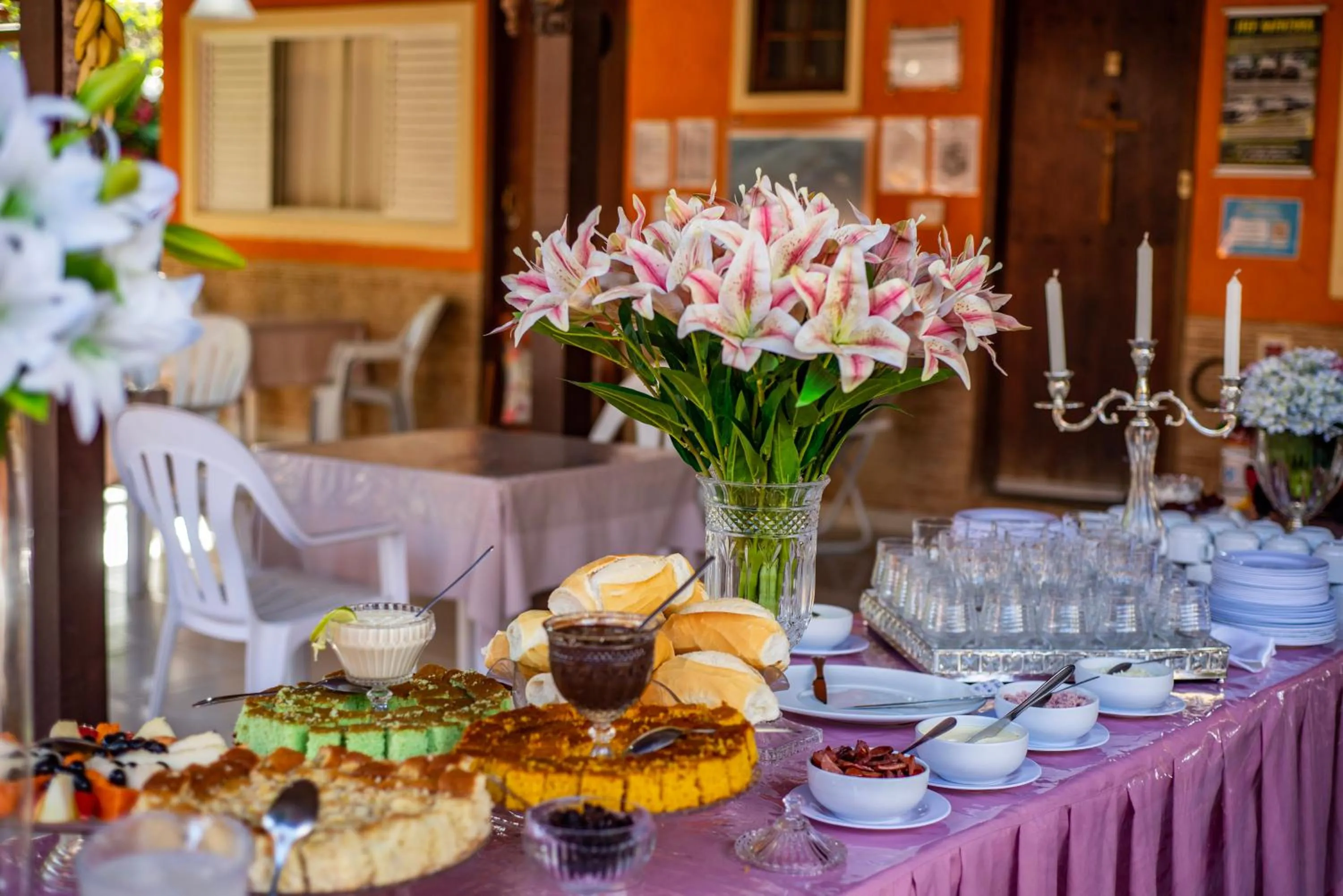 Food and drinks in Pousada Quatro Estações Paraty