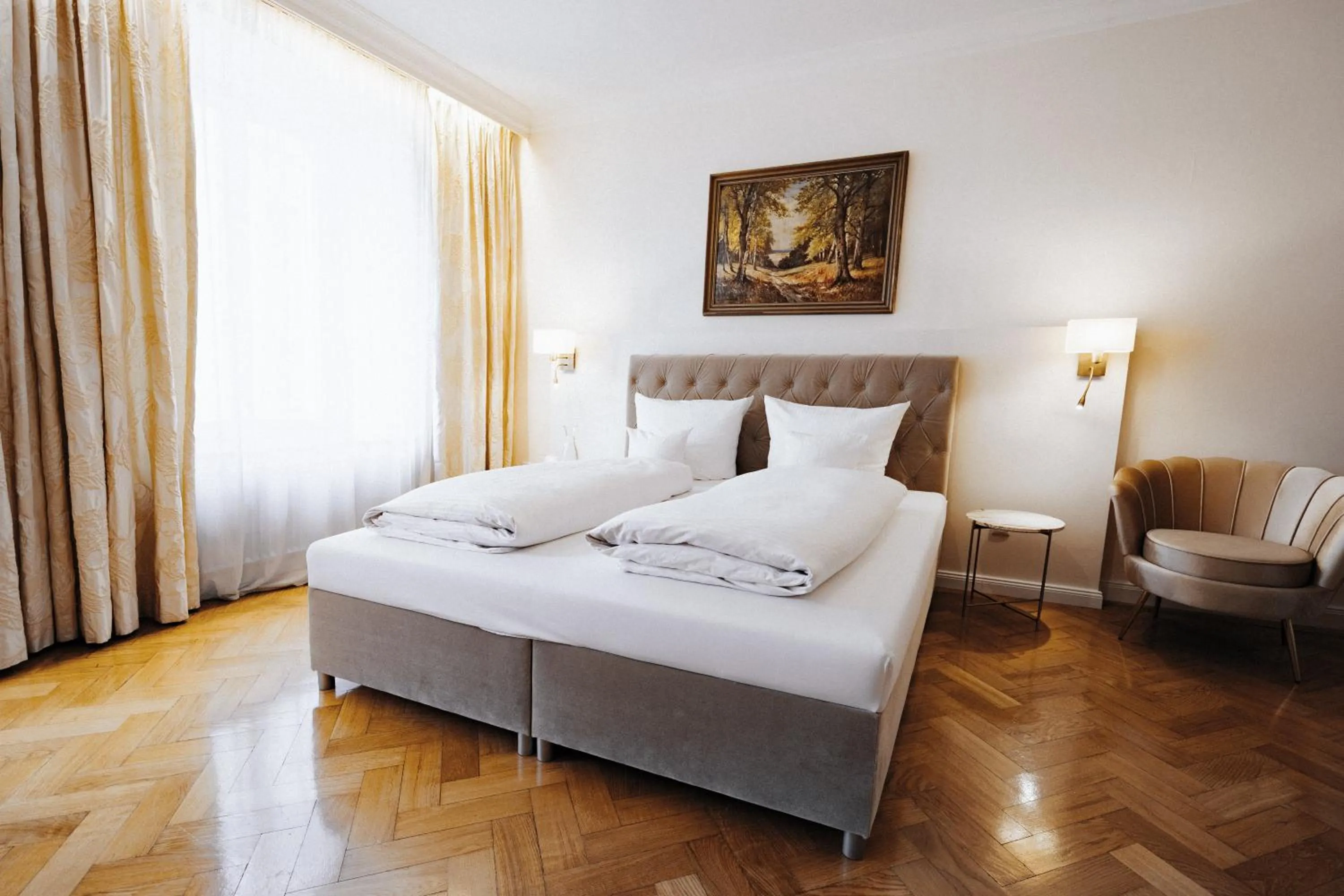 Bed in Hotel Fletzinger