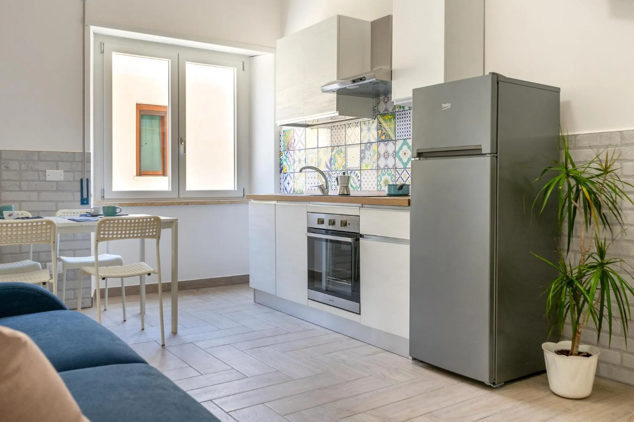 Kitchen or kitchenette in B&B Sperlonga