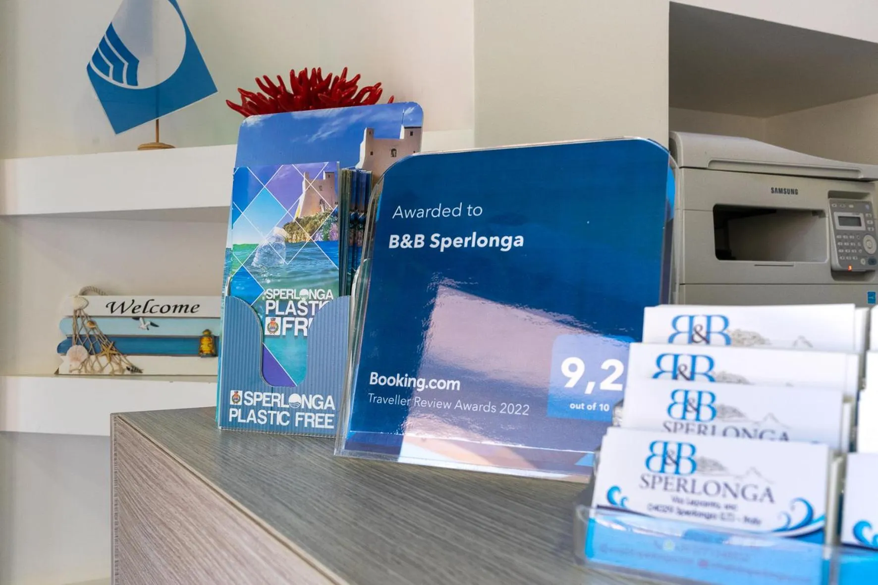 Lobby or reception in B&B Sperlonga