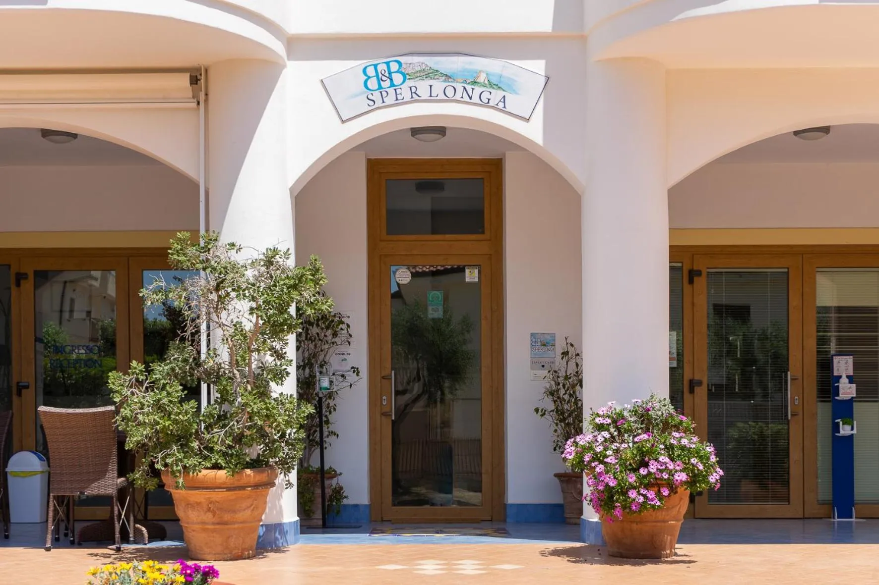 Facade/entrance in B&B Sperlonga