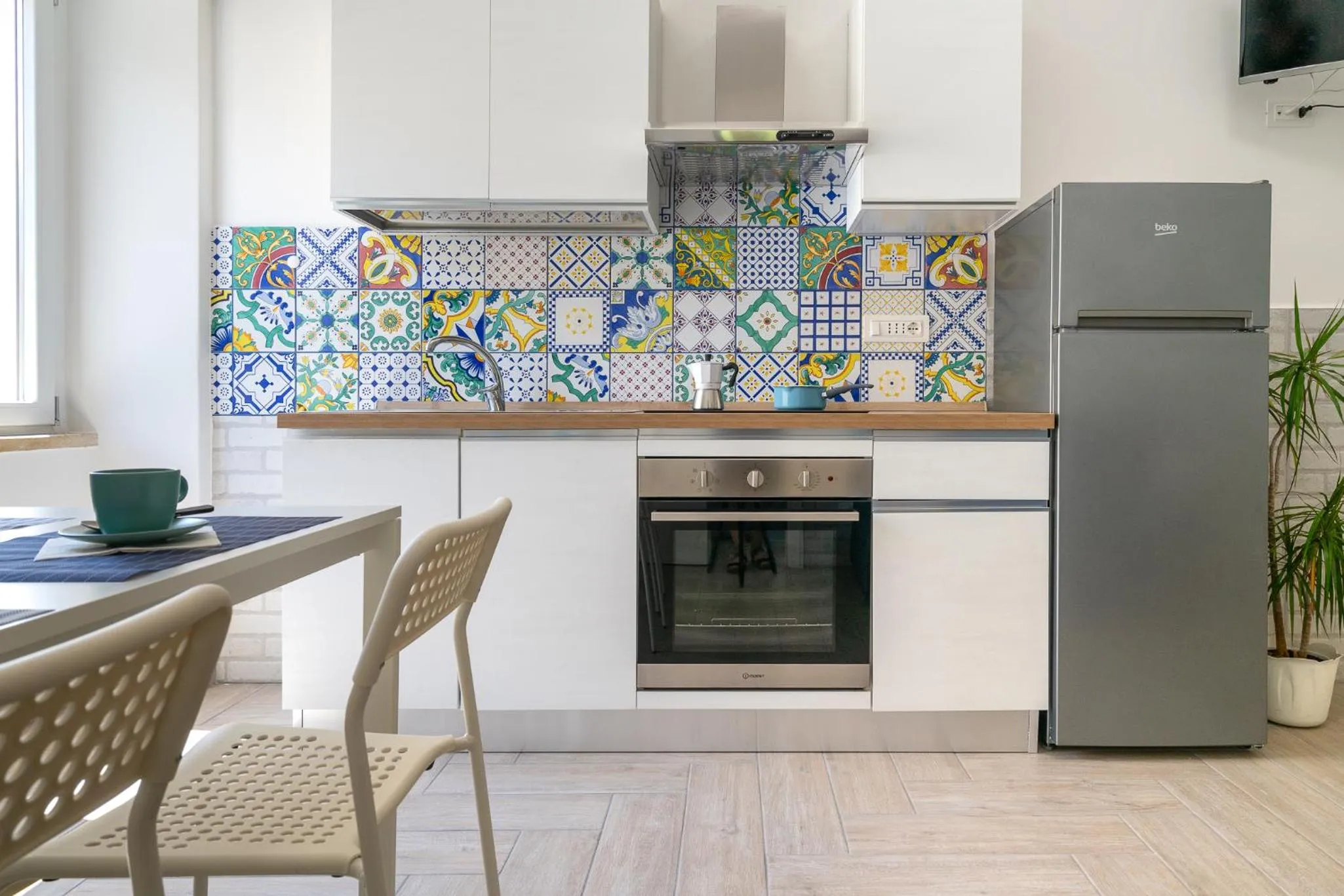 Kitchen or kitchenette in B&B Sperlonga