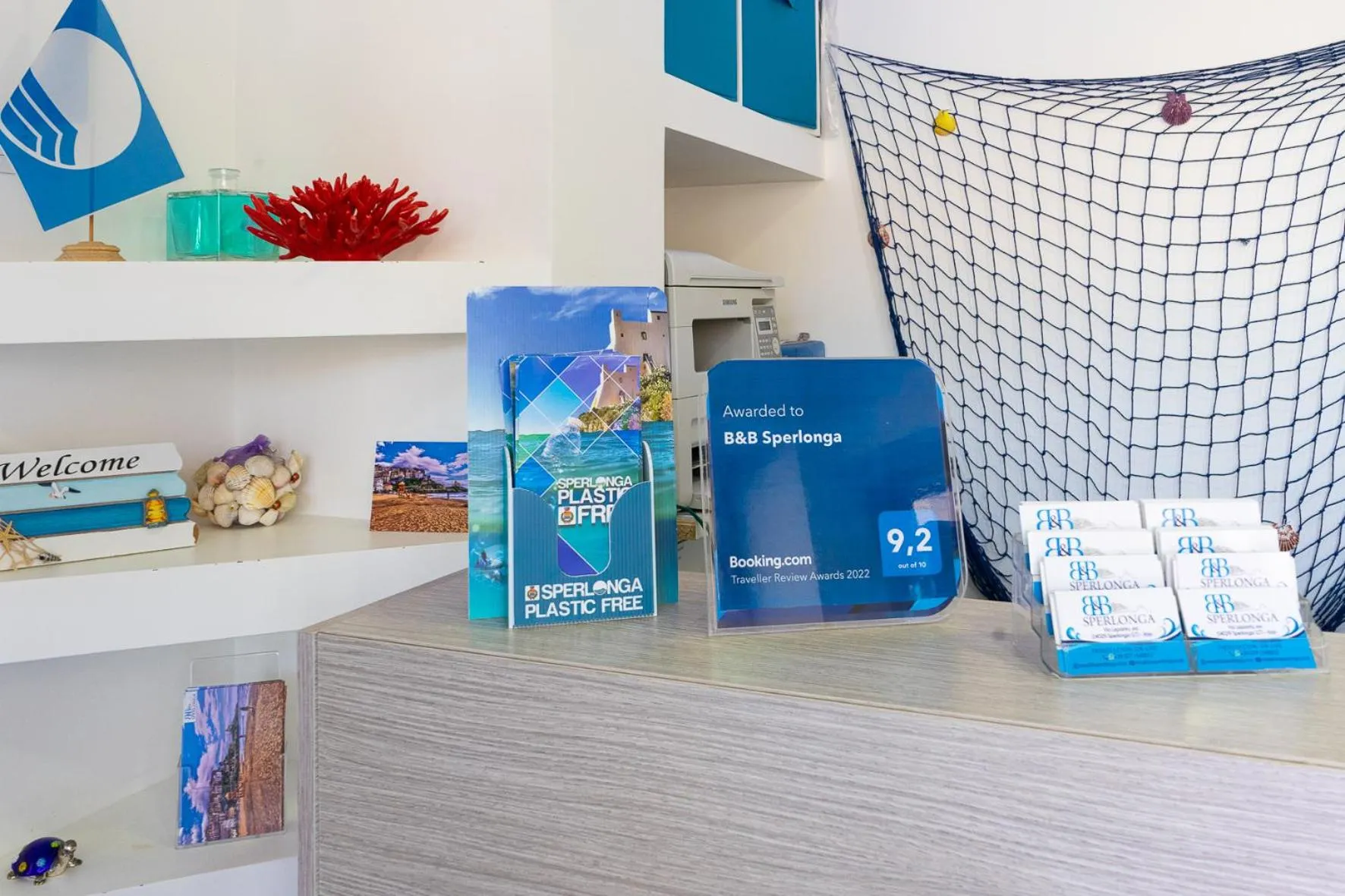 Lobby or reception in B&B Sperlonga