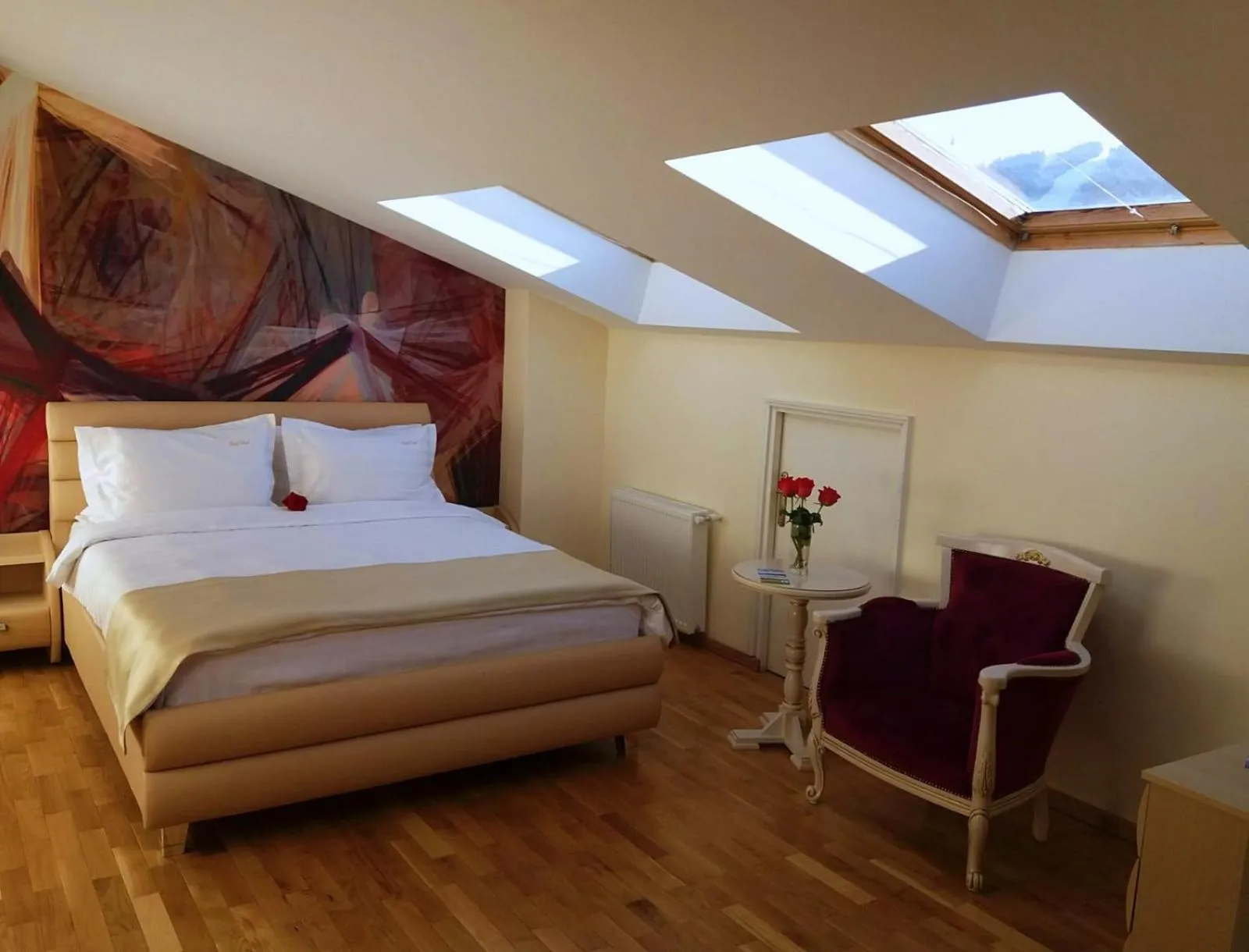 Bed in Park Luxury Rooms