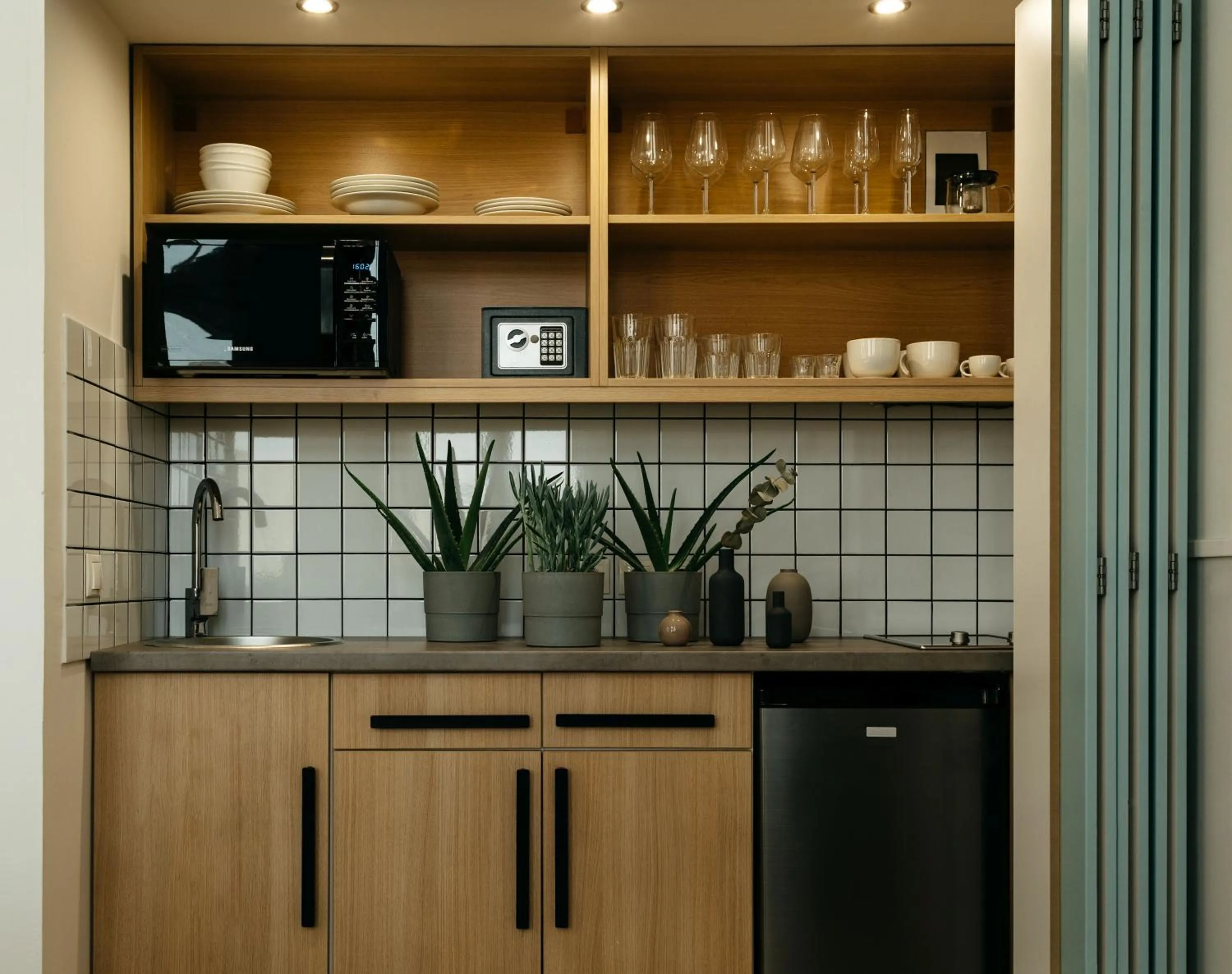 Kitchen or kitchenette in Gellerico Apartments Deák Square