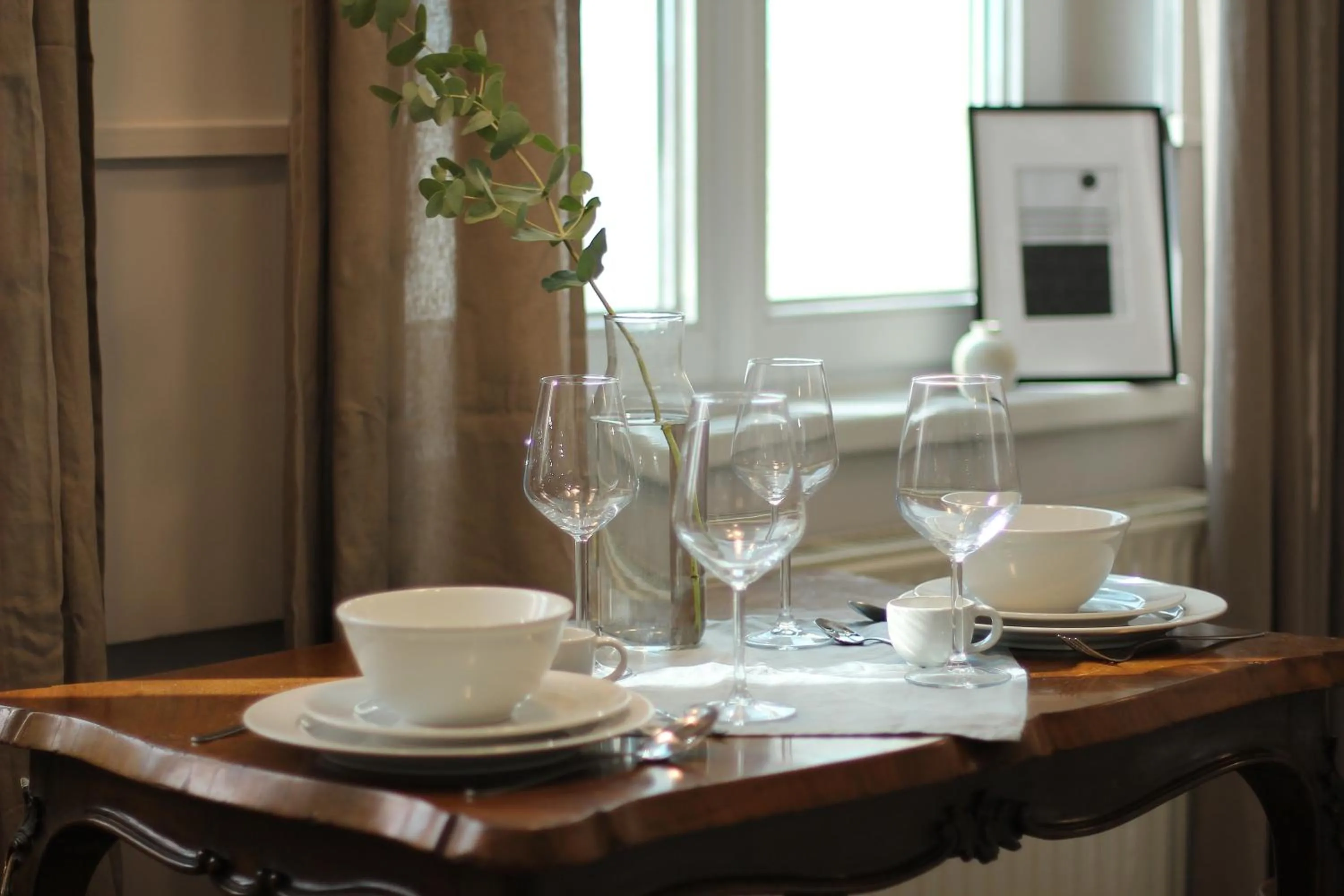 Dining area in Gellerico Apartments Deák Square