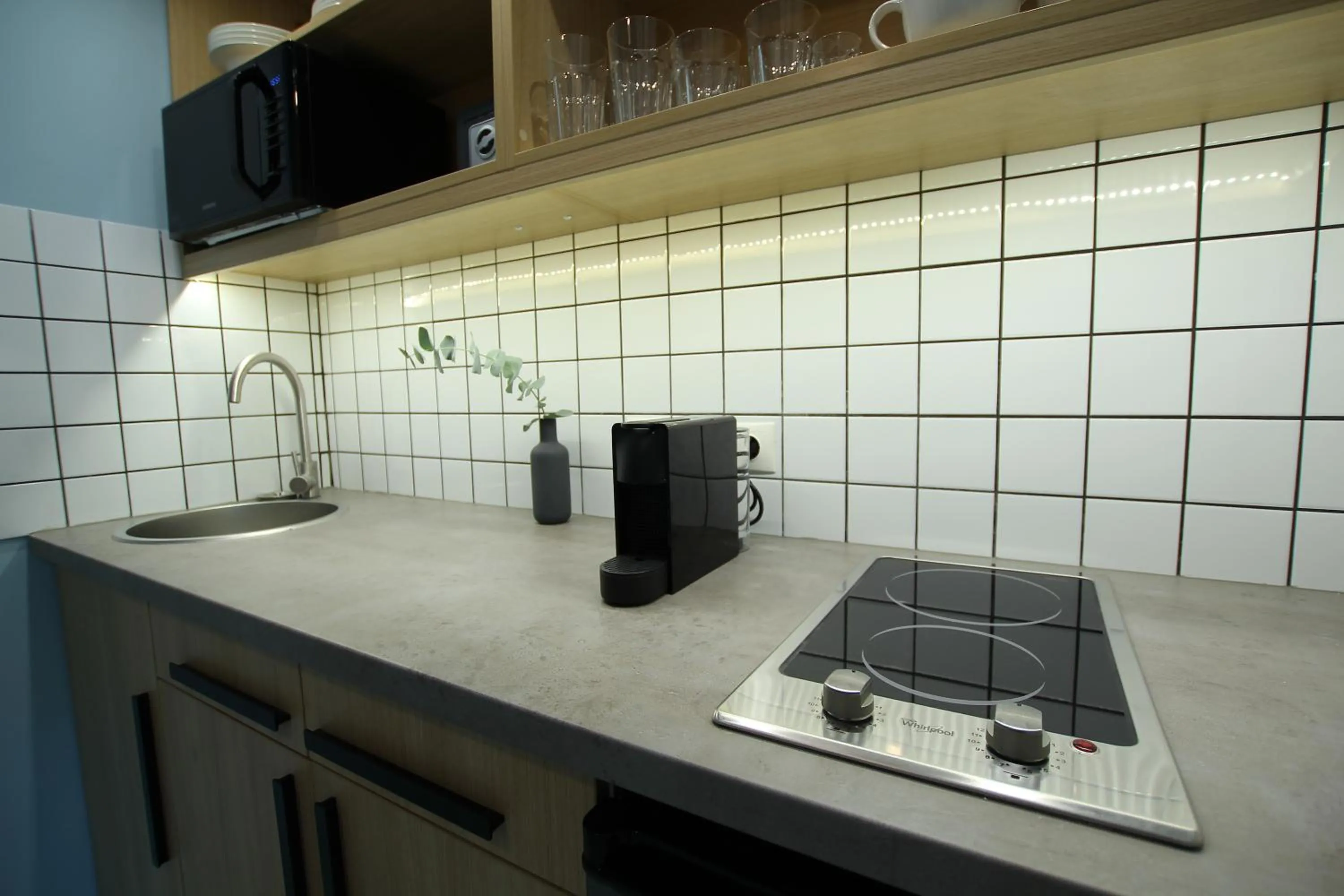 Kitchen or kitchenette in Gellerico Apartments Deák Square