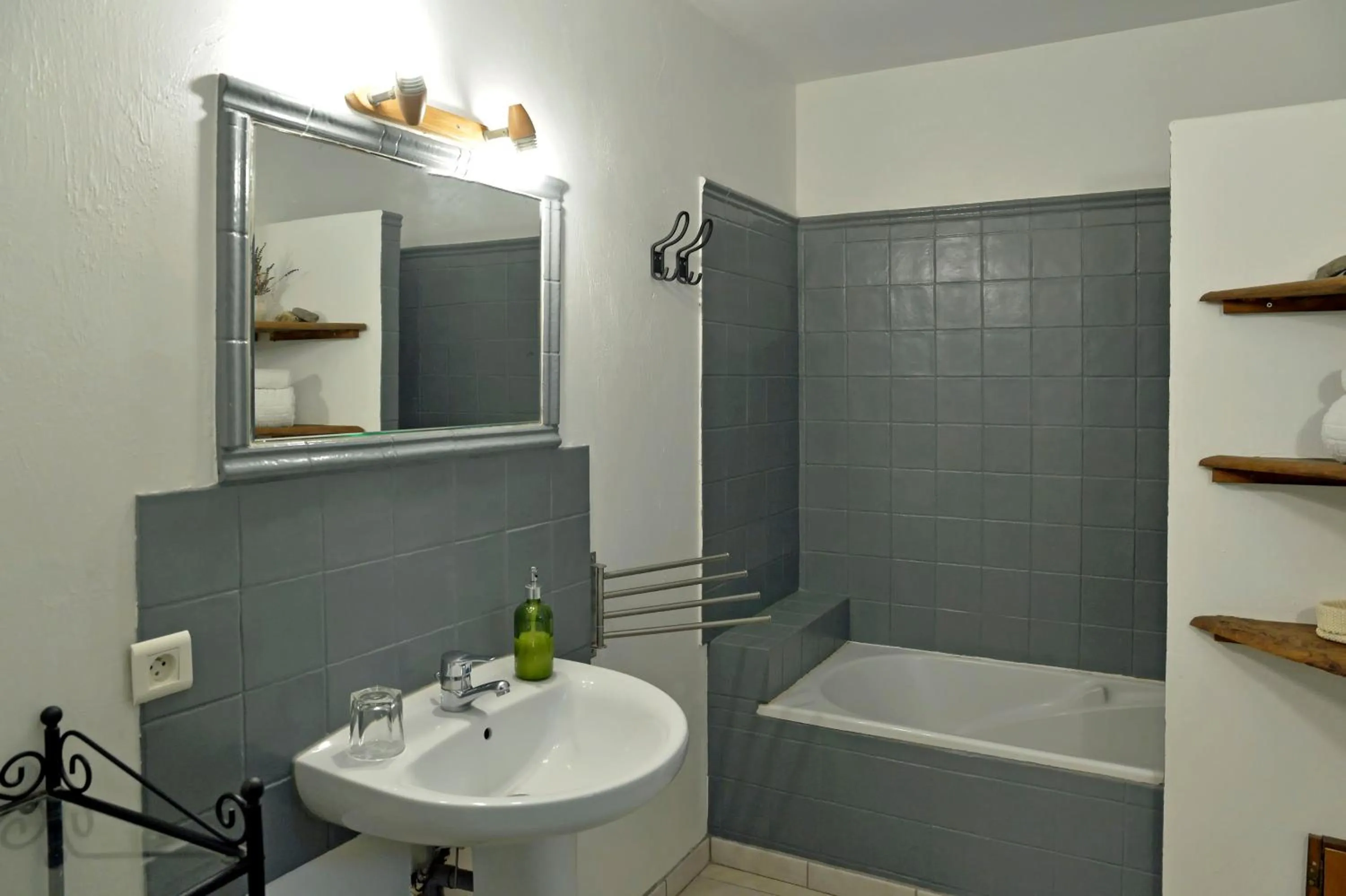 Bathroom in Malia - Chambres d'hôtes & Gîte