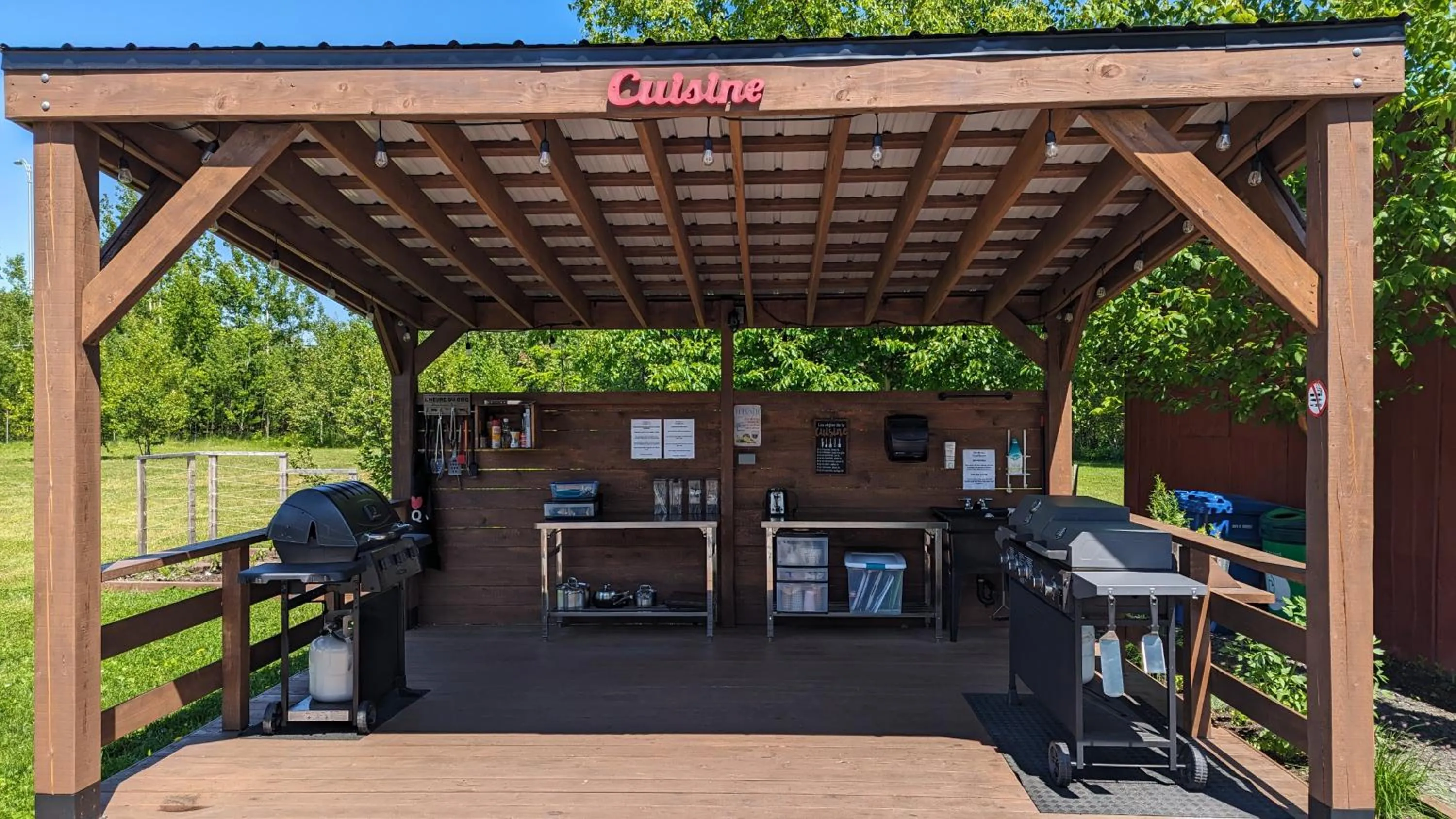 BBQ facilities in La Gentilhommière