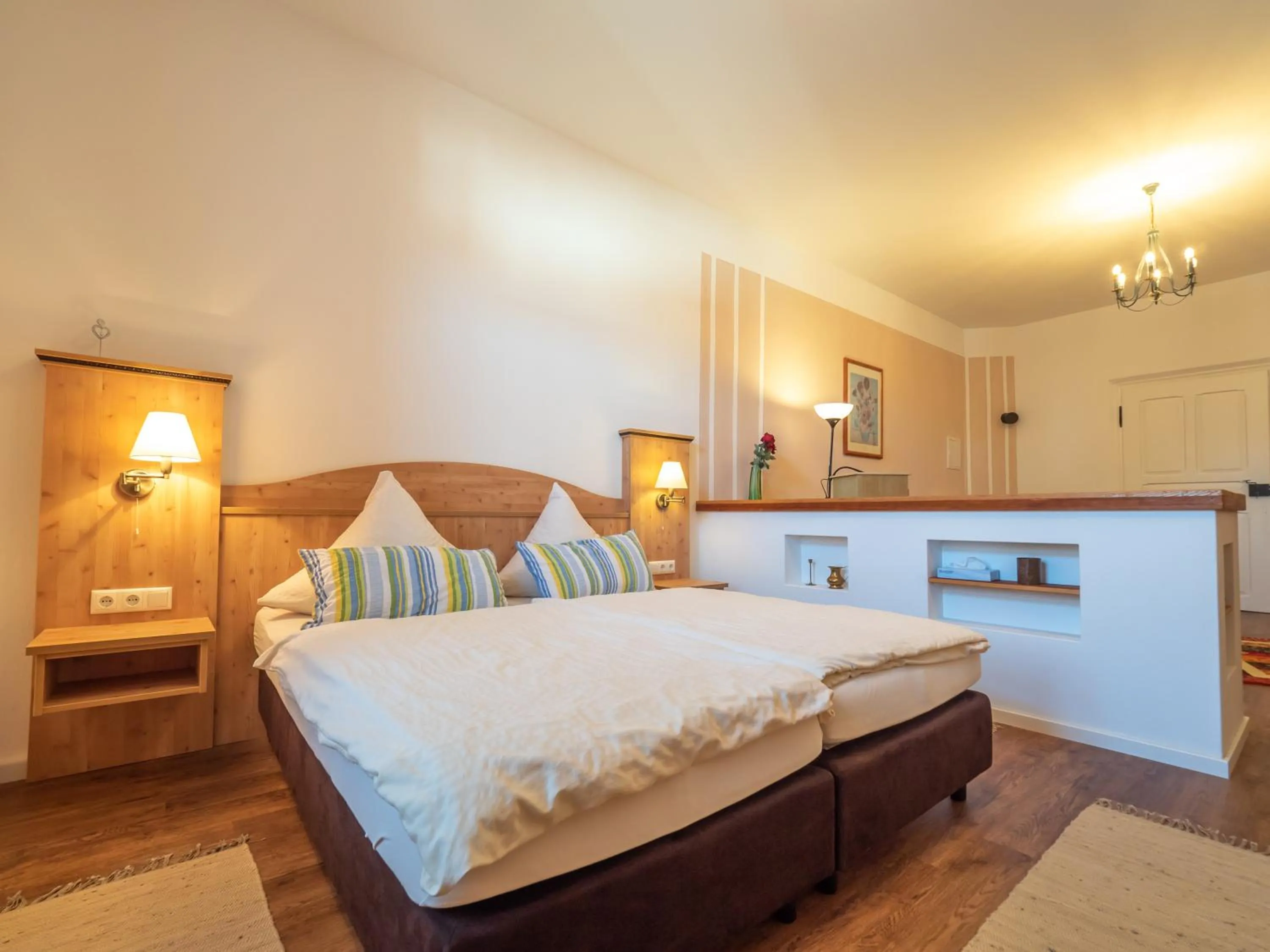 Bed in B-EATHOUSE Eventhotel & Gasthof zur Post