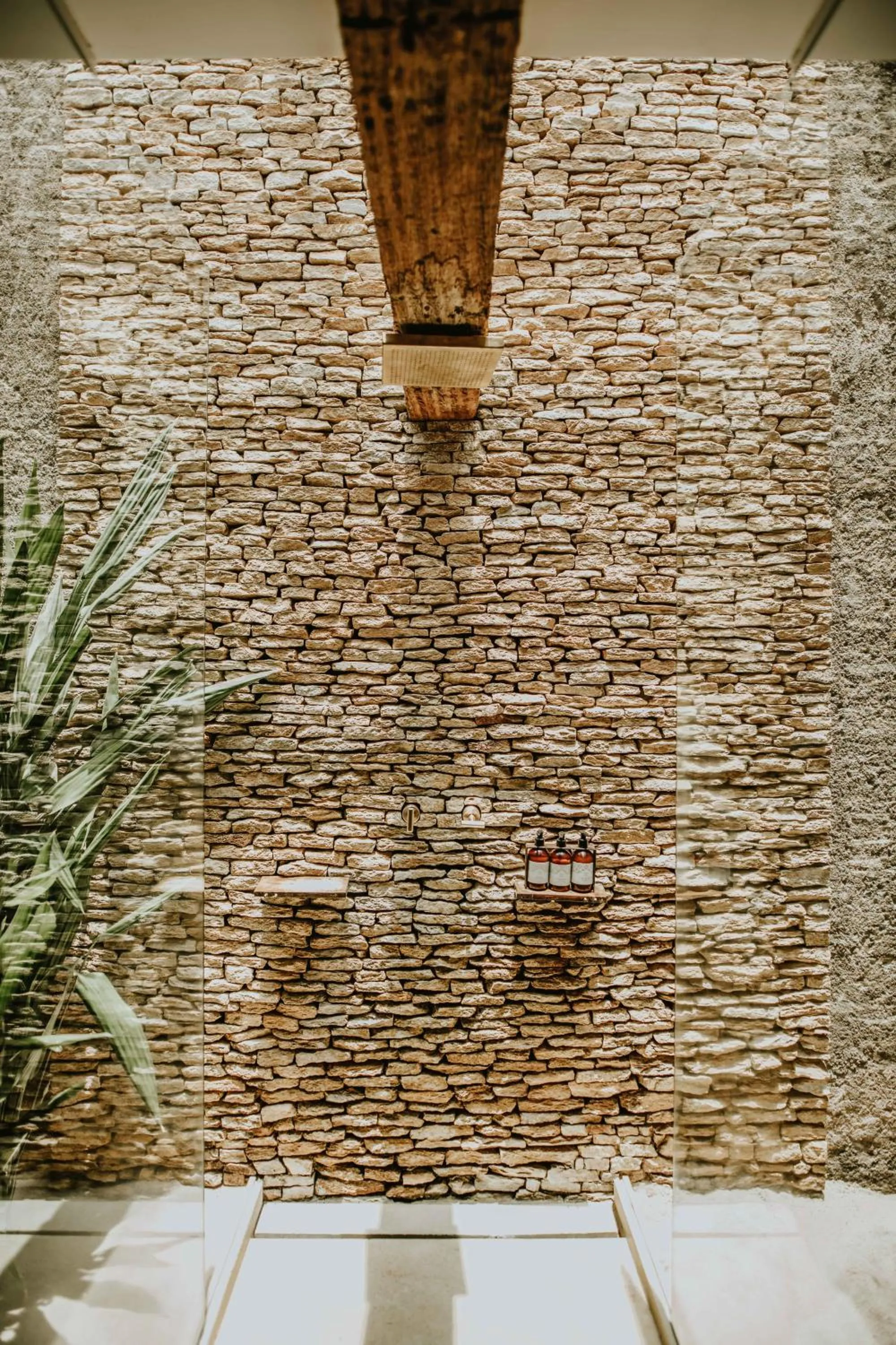 Shower in Kenoa Exclusive Beach Spa & Resort