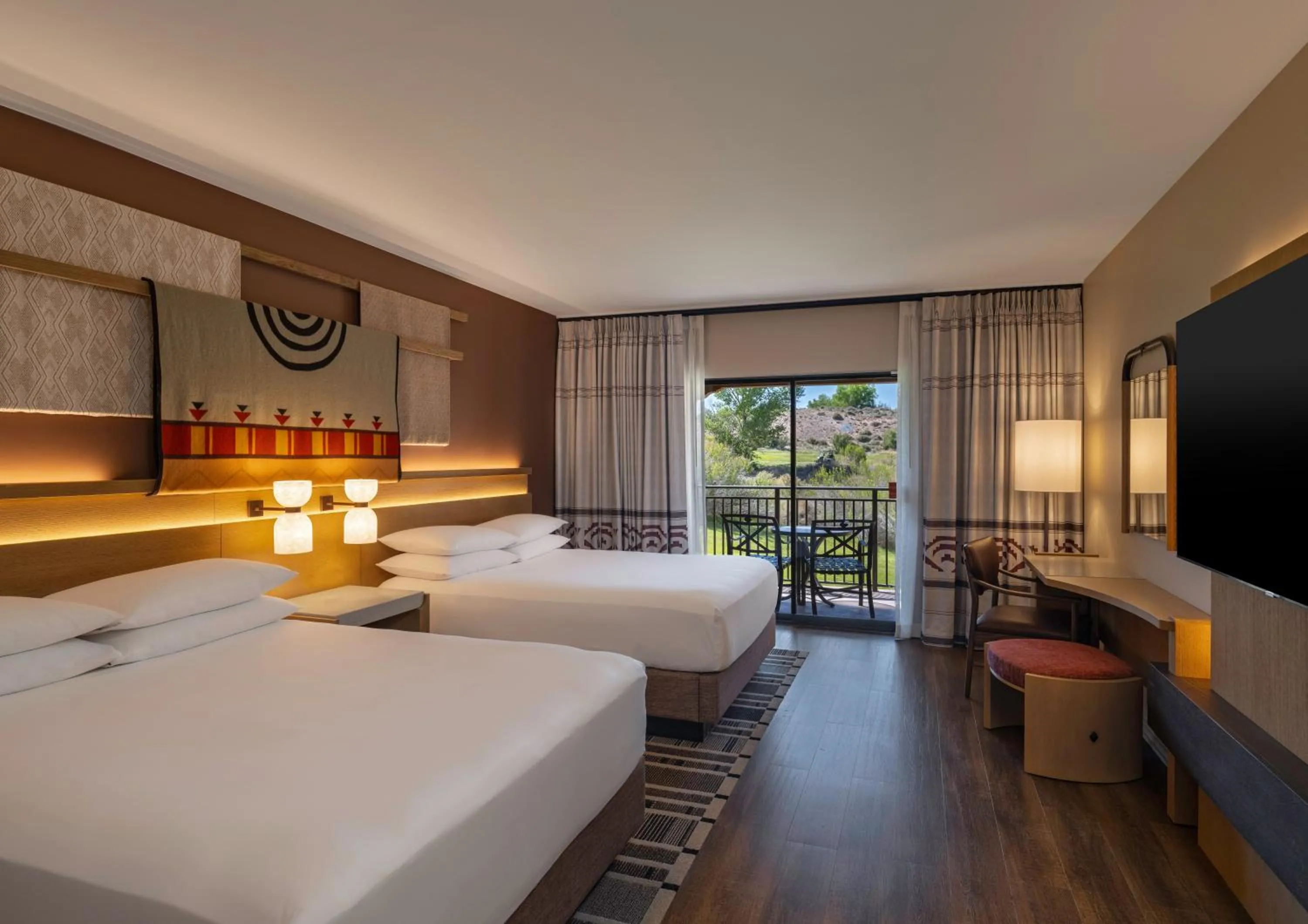 Bed in Hyatt Regency Tamaya South Santa Fe