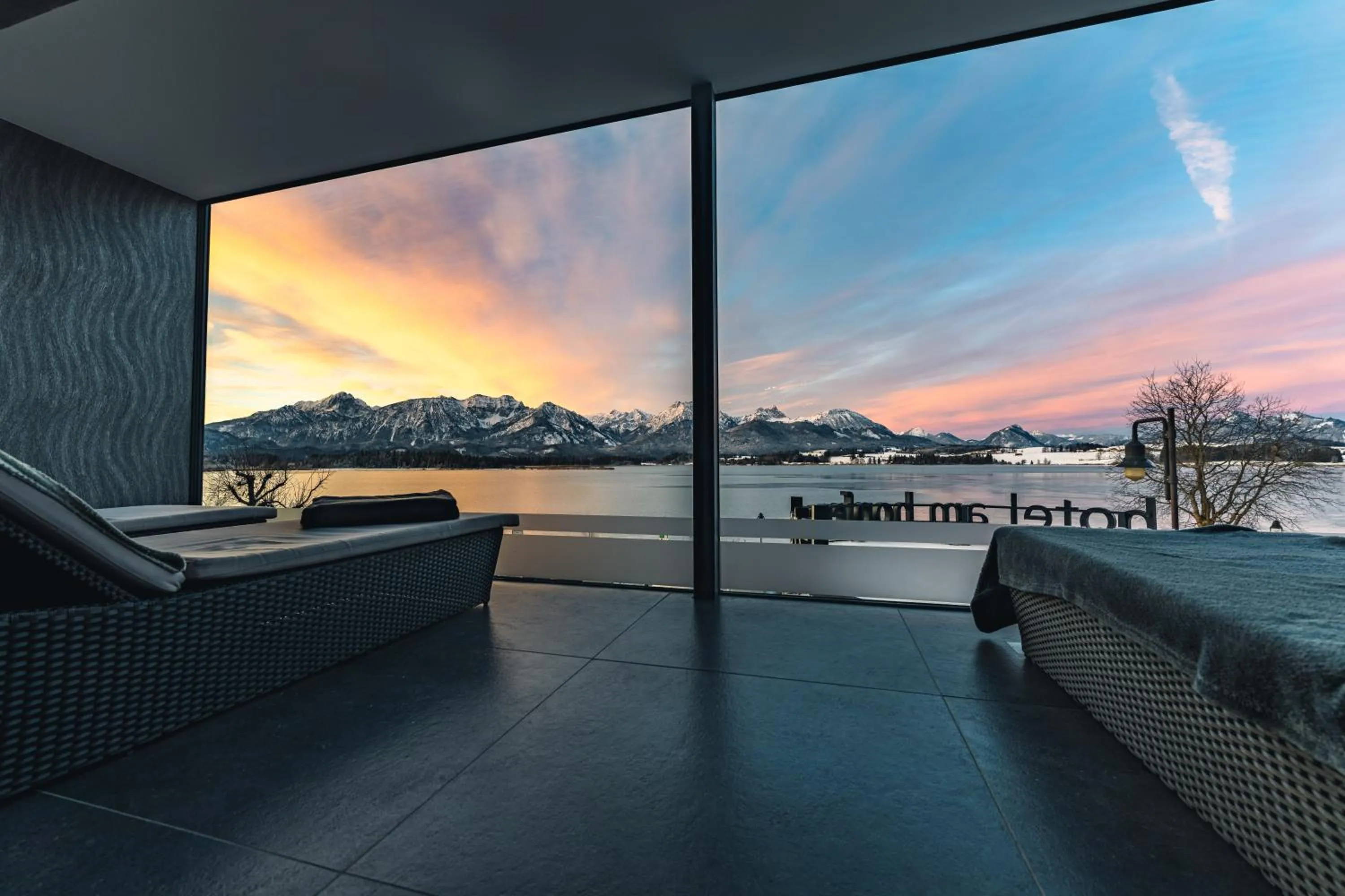 Spa and wellness centre/facilities in Hotel am Hopfensee