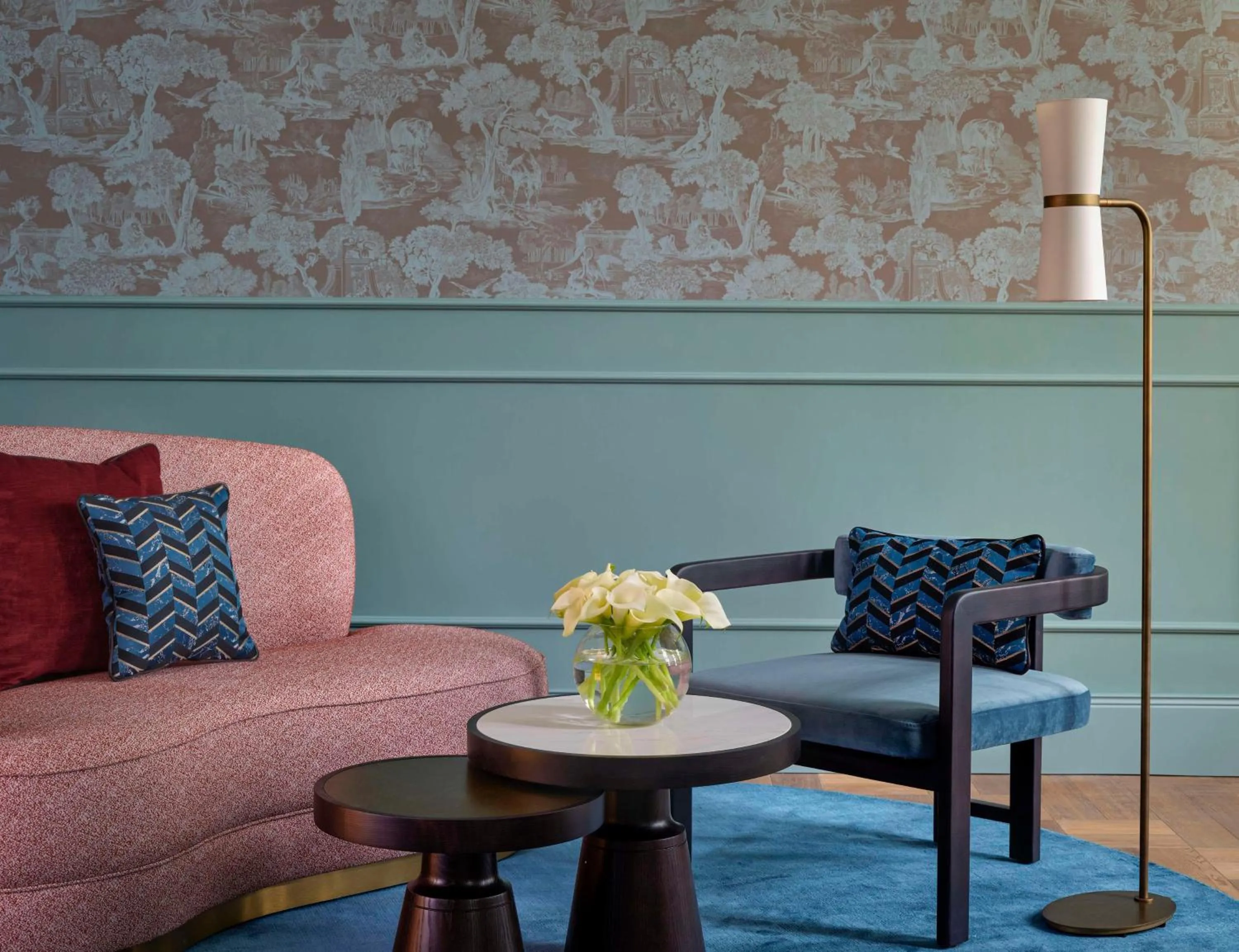 Living room in Hotel Taschenbergpalais Kempinski