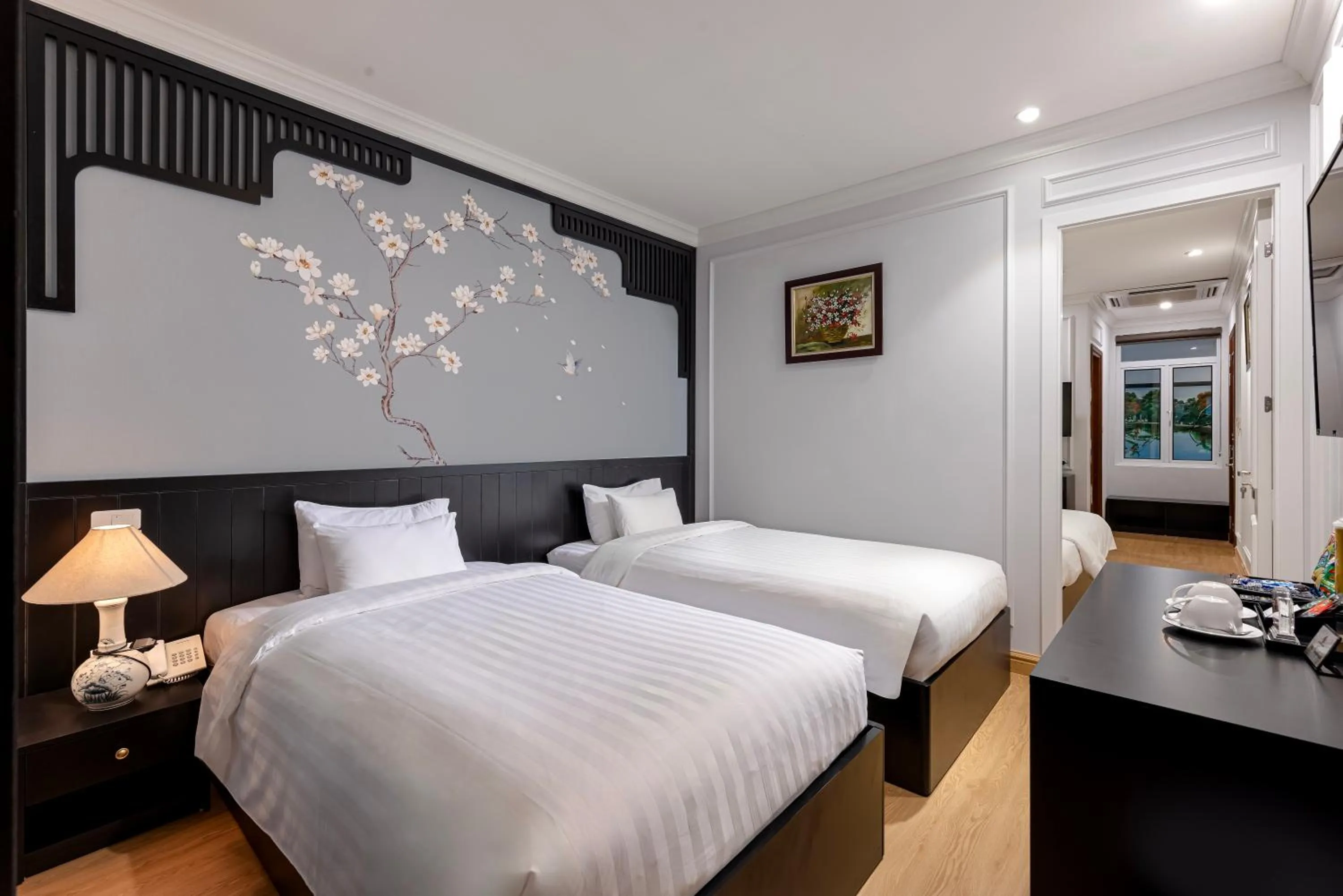 Bedroom, Bed in San Premium Hotel