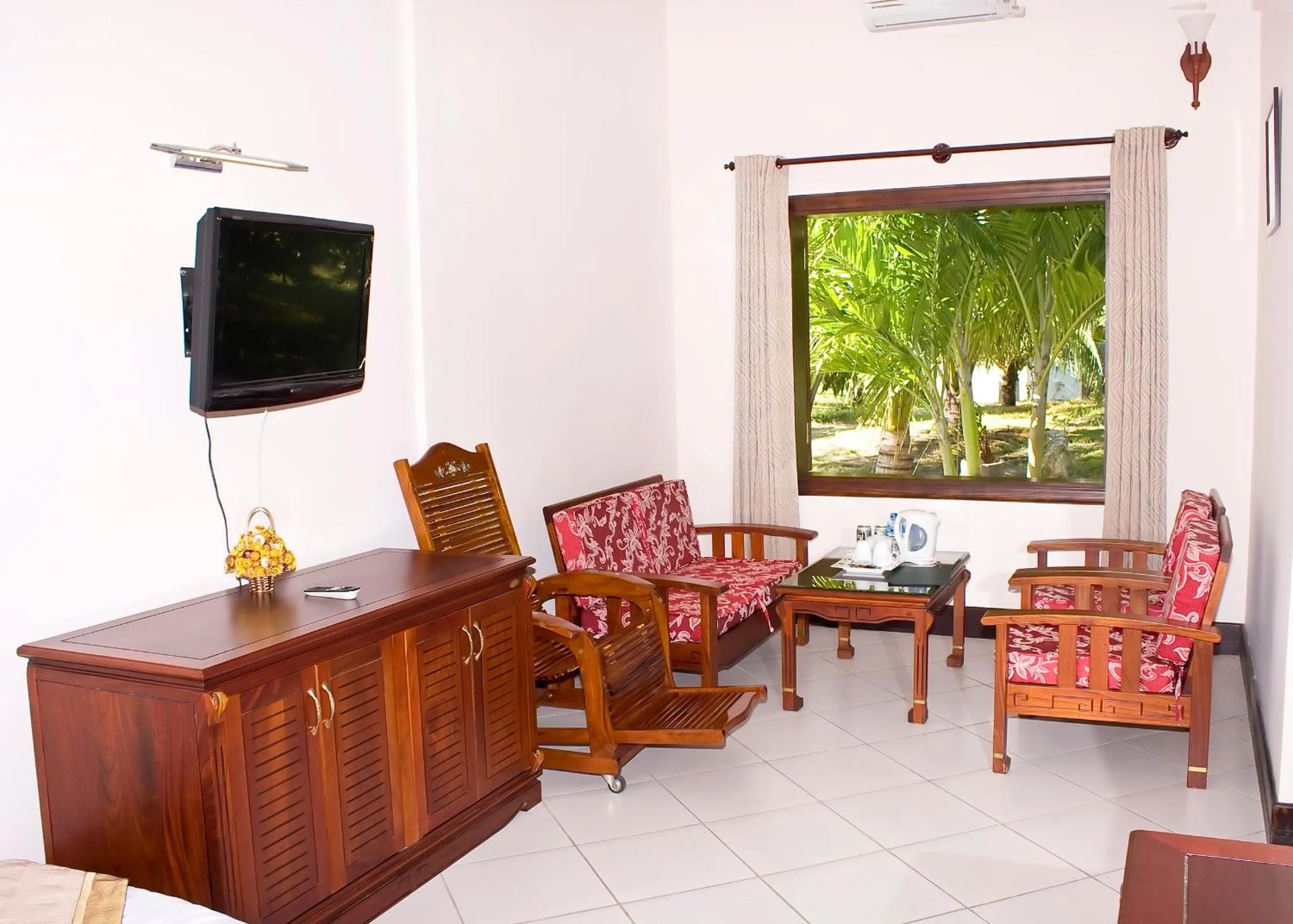 Seating area in Gold Rooster Resort