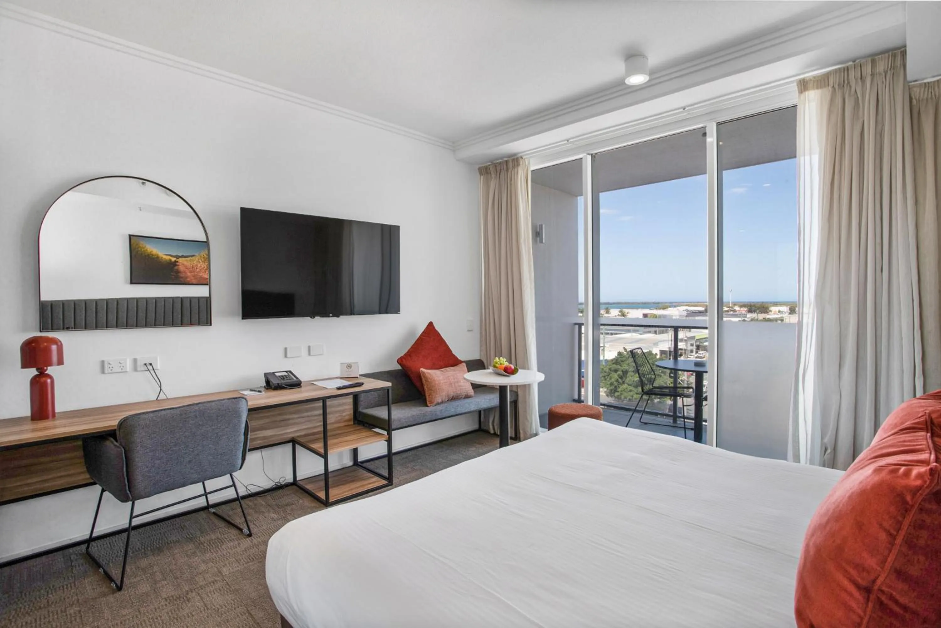 Communal lounge/ TV room, Bed in Quest Mackay on Gordon