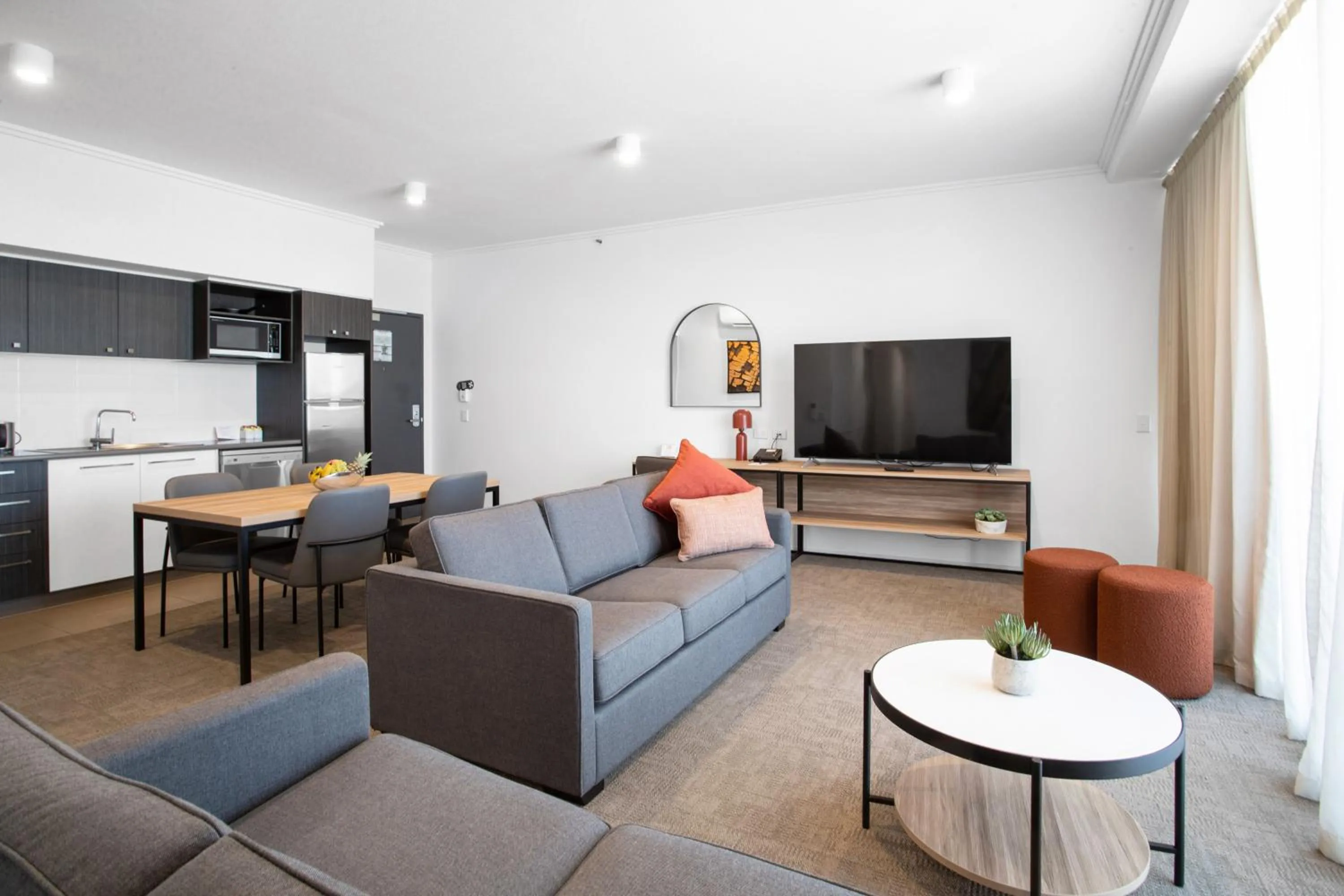 Communal lounge/ TV room in Quest Mackay on Gordon