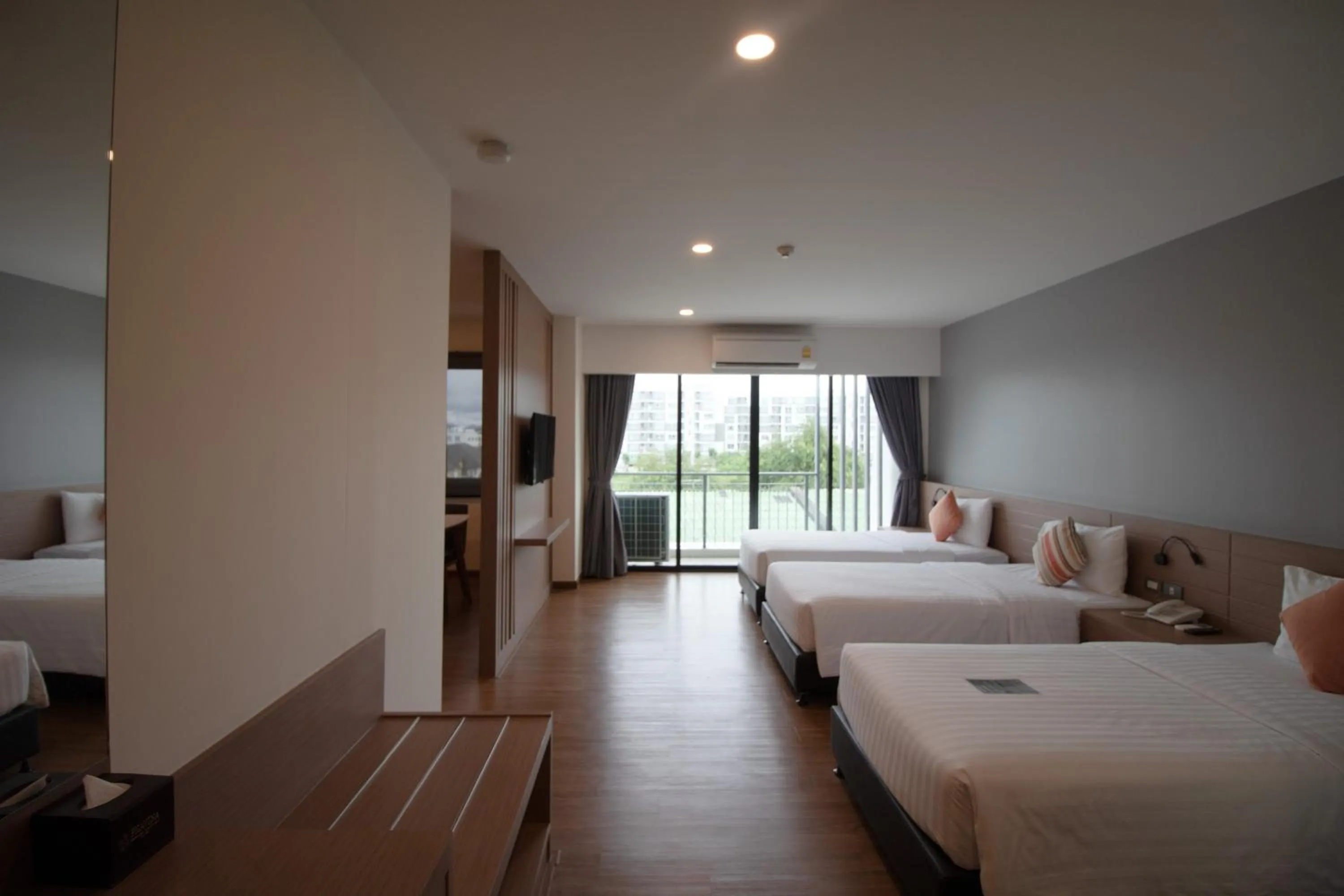 Bed in Phavina Hotel & Grand Boutique Rayong