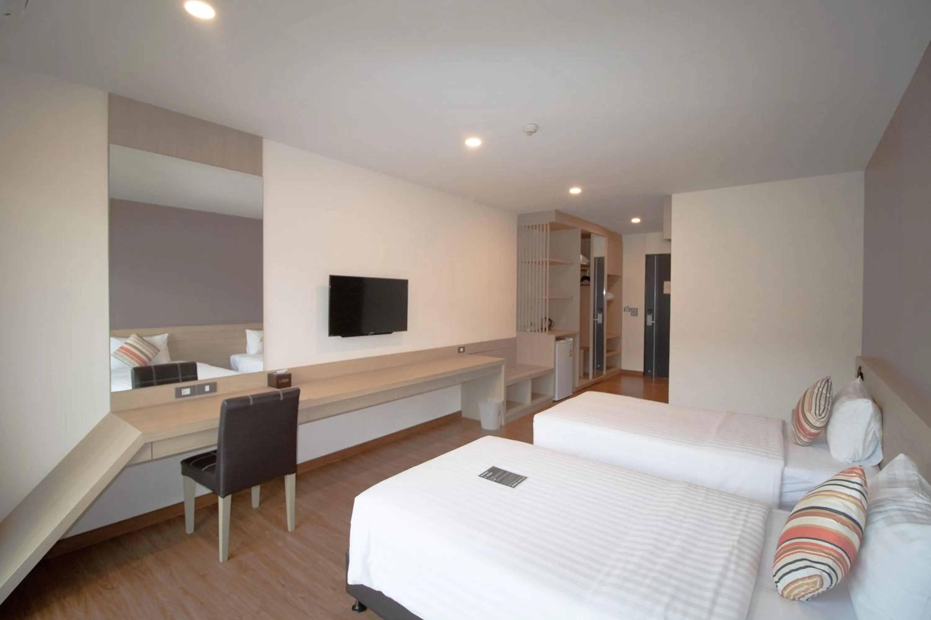 Bed in Phavina Hotel & Grand Boutique Rayong