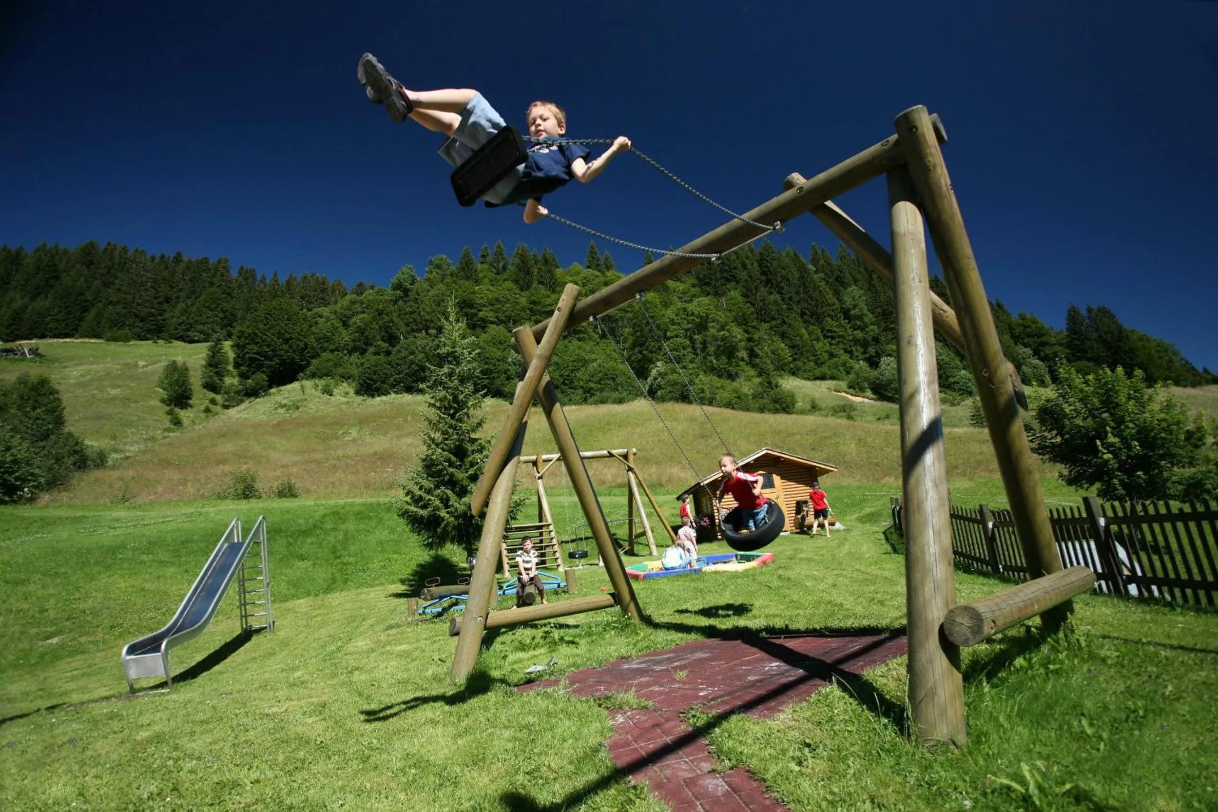 Children play ground in IFA Alpenrose Hotel Kleinwalsertal