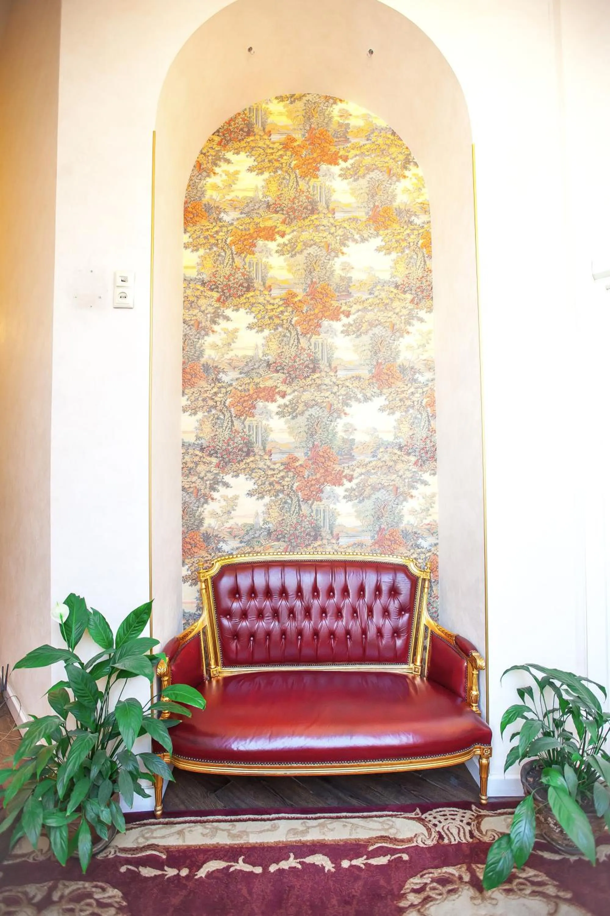 Seating area in Rustaveli Hotel