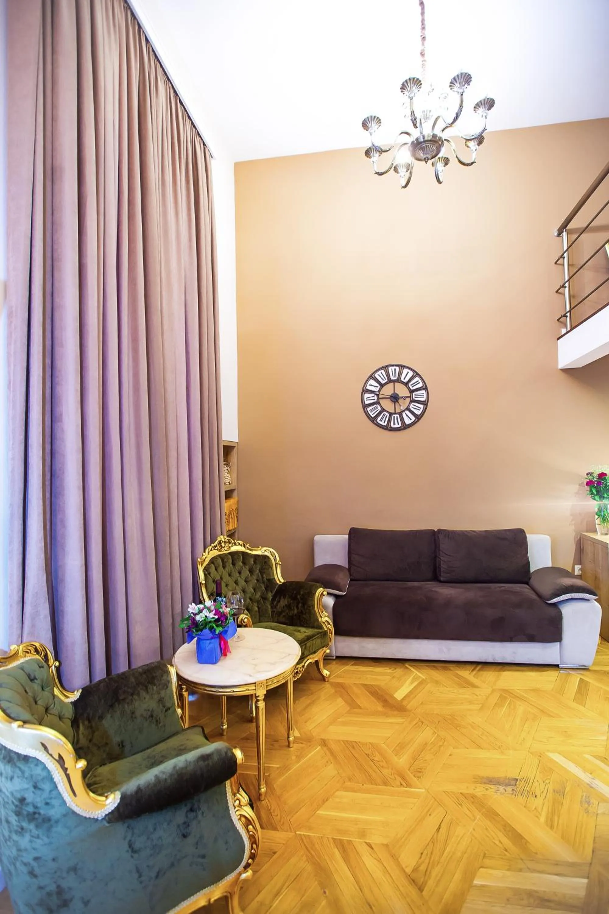 Living room in Rustaveli Hotel