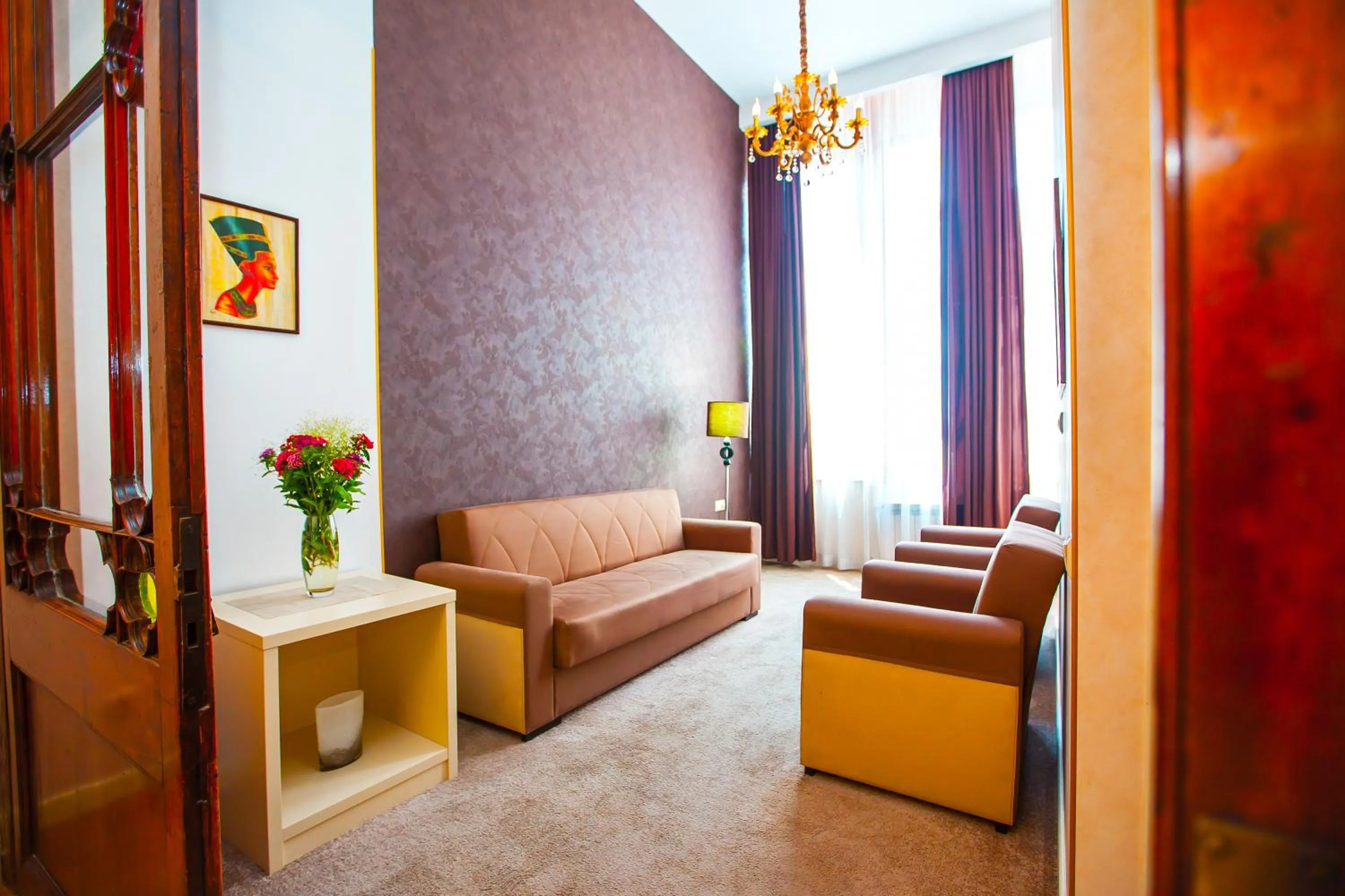 Living room in Rustaveli Hotel