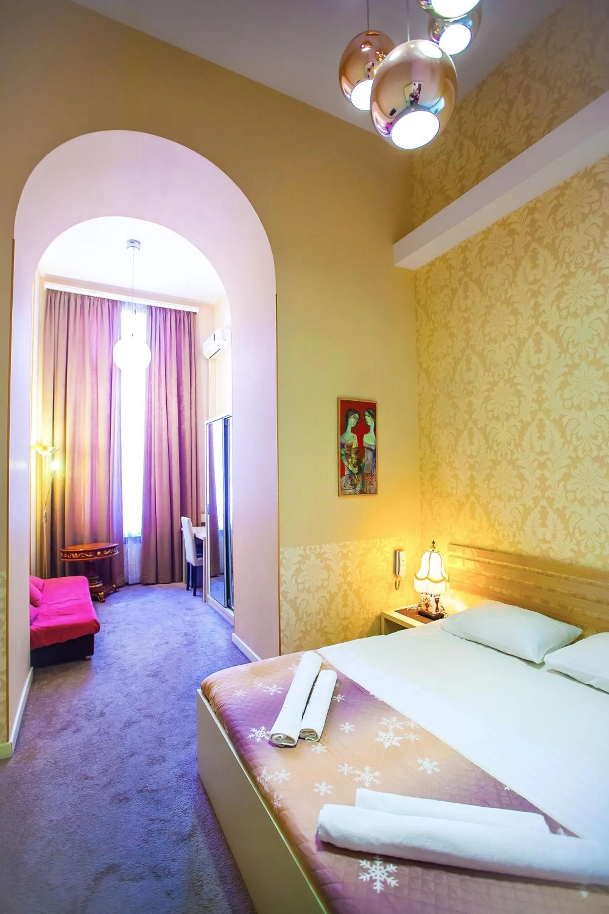 Bedroom, Bed in Rustaveli Hotel