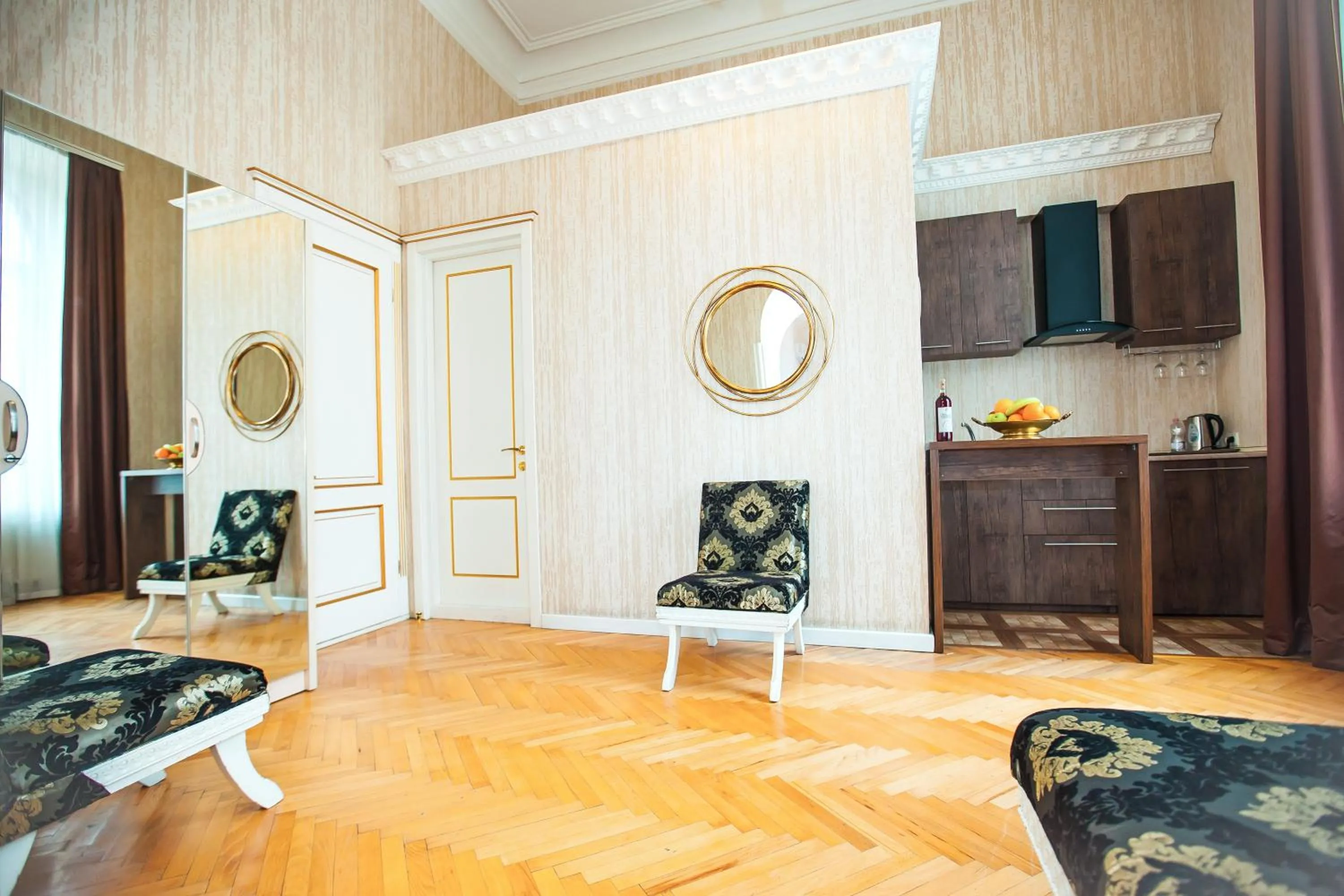 Living room in Rustaveli Hotel