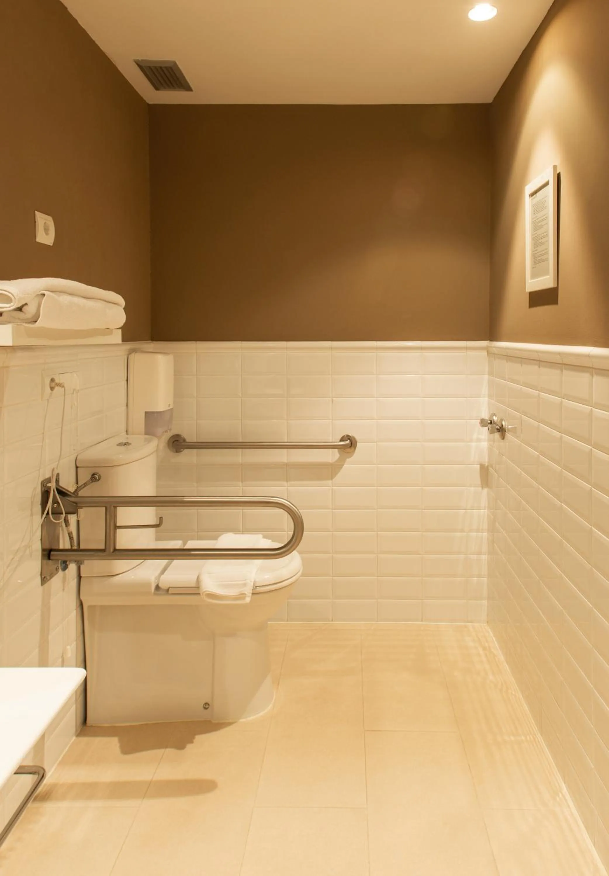 Toilet in Hotel Torre Zumeltzegi