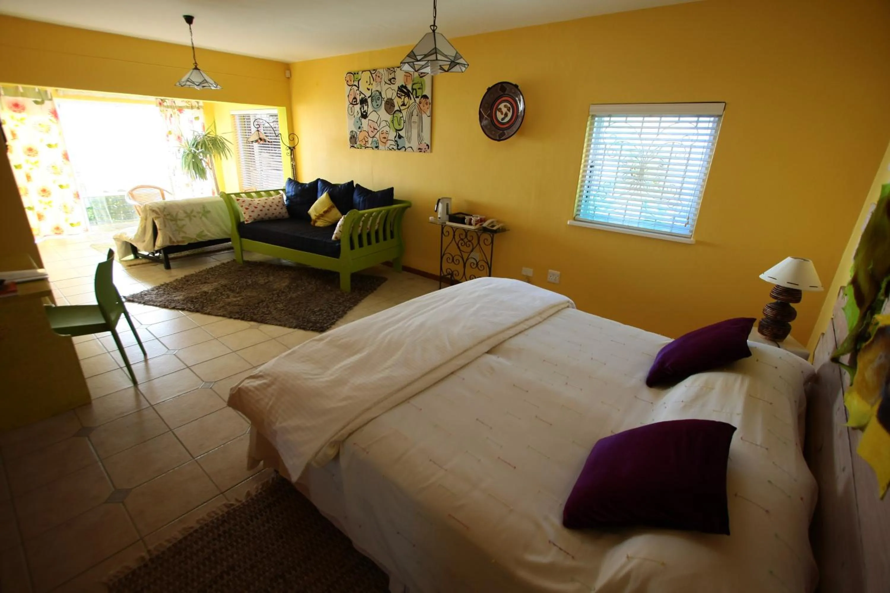 Bed in Lagoon Lodge