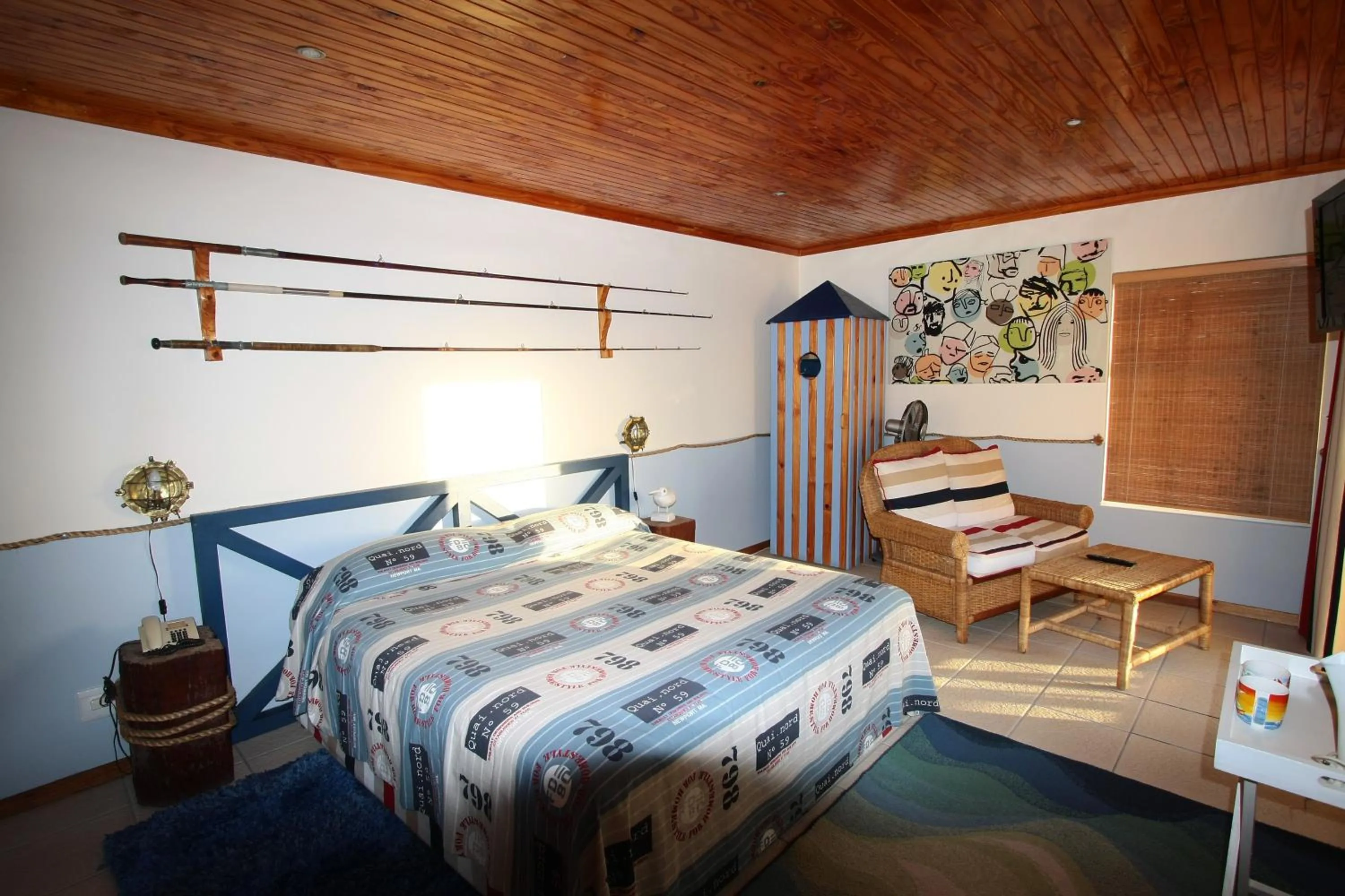 Bed in Lagoon Lodge