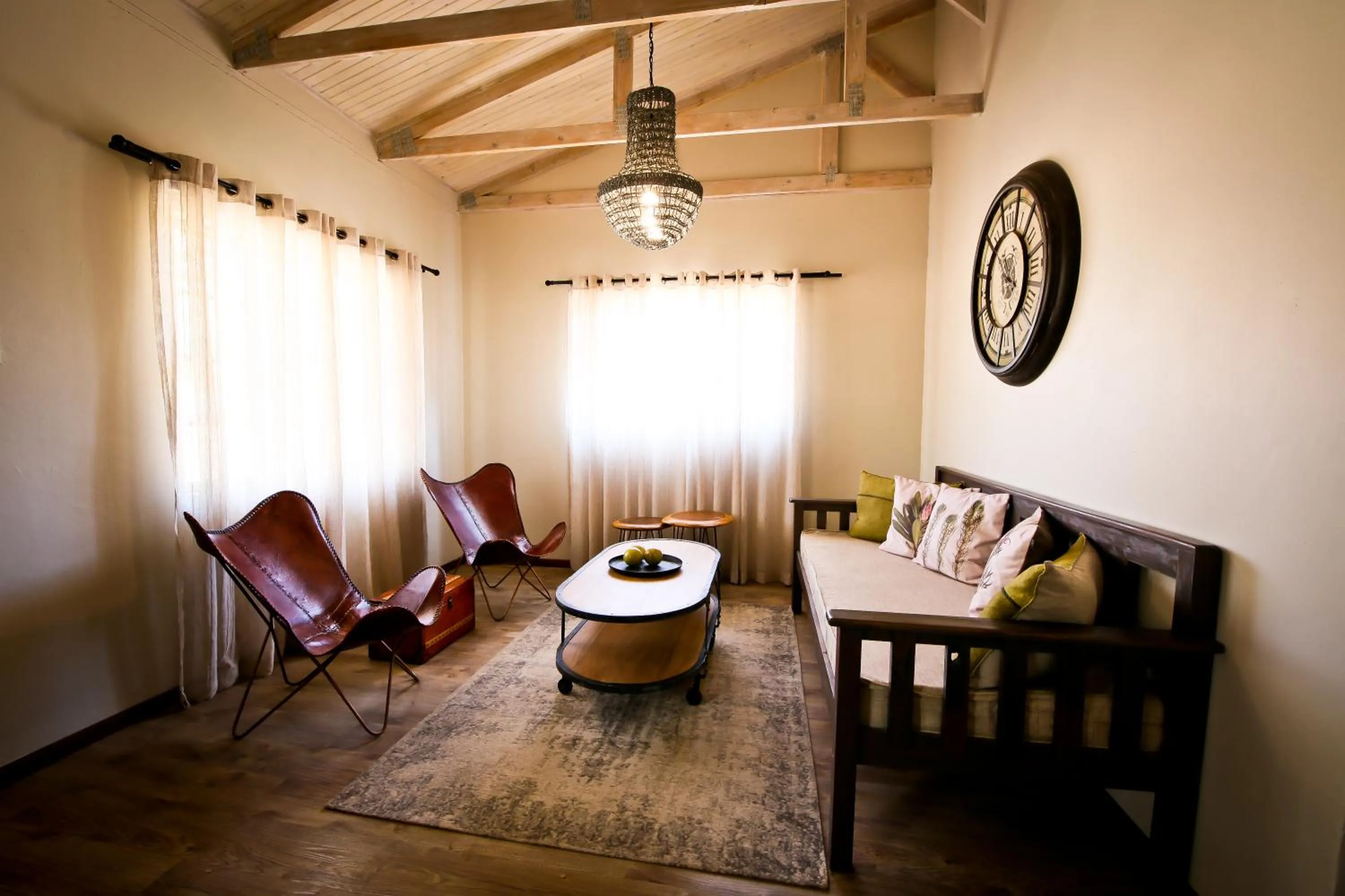 Living room in Otjiwa Safari Lodge