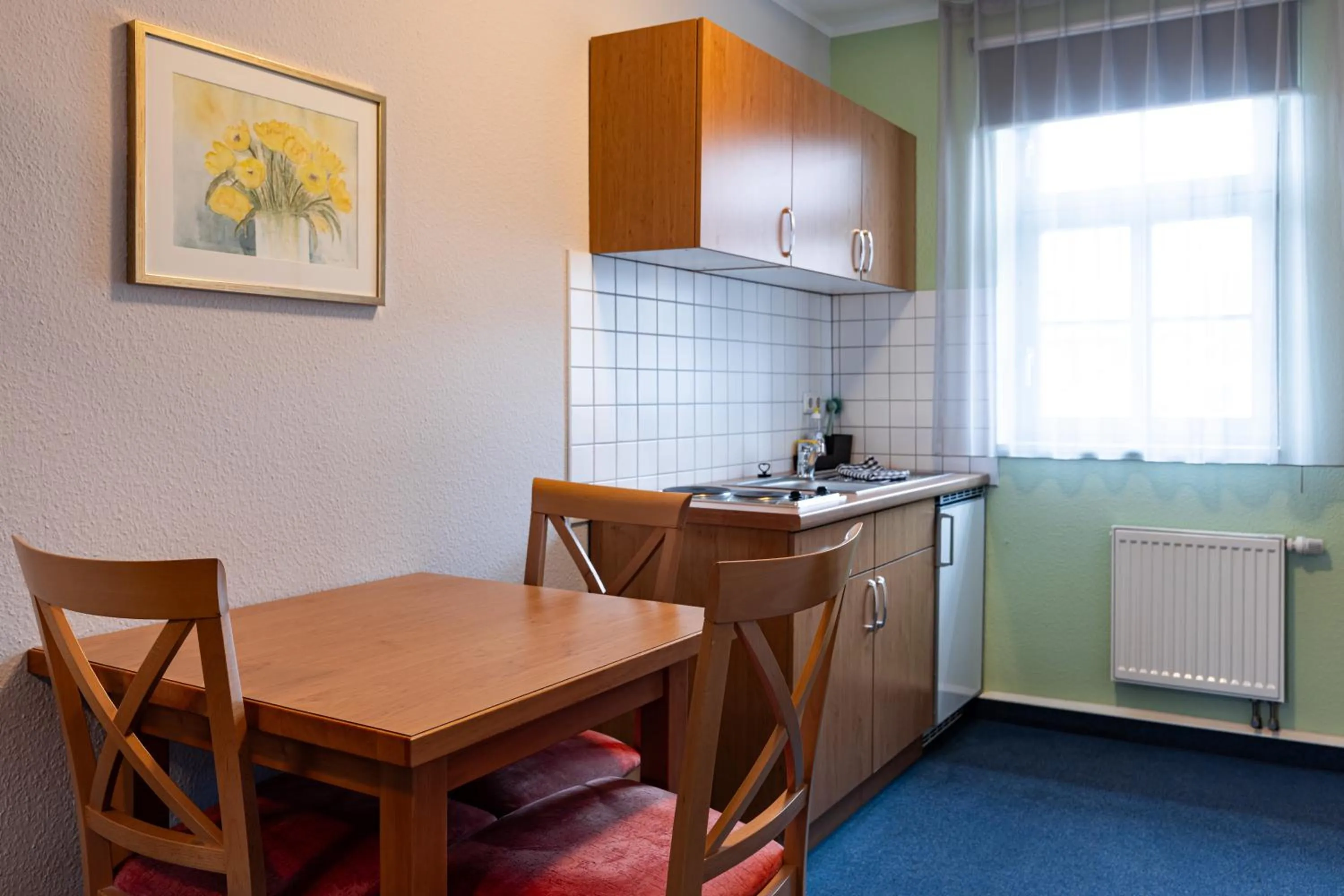 Kitchen or kitchenette in Hotel Anna Amalia