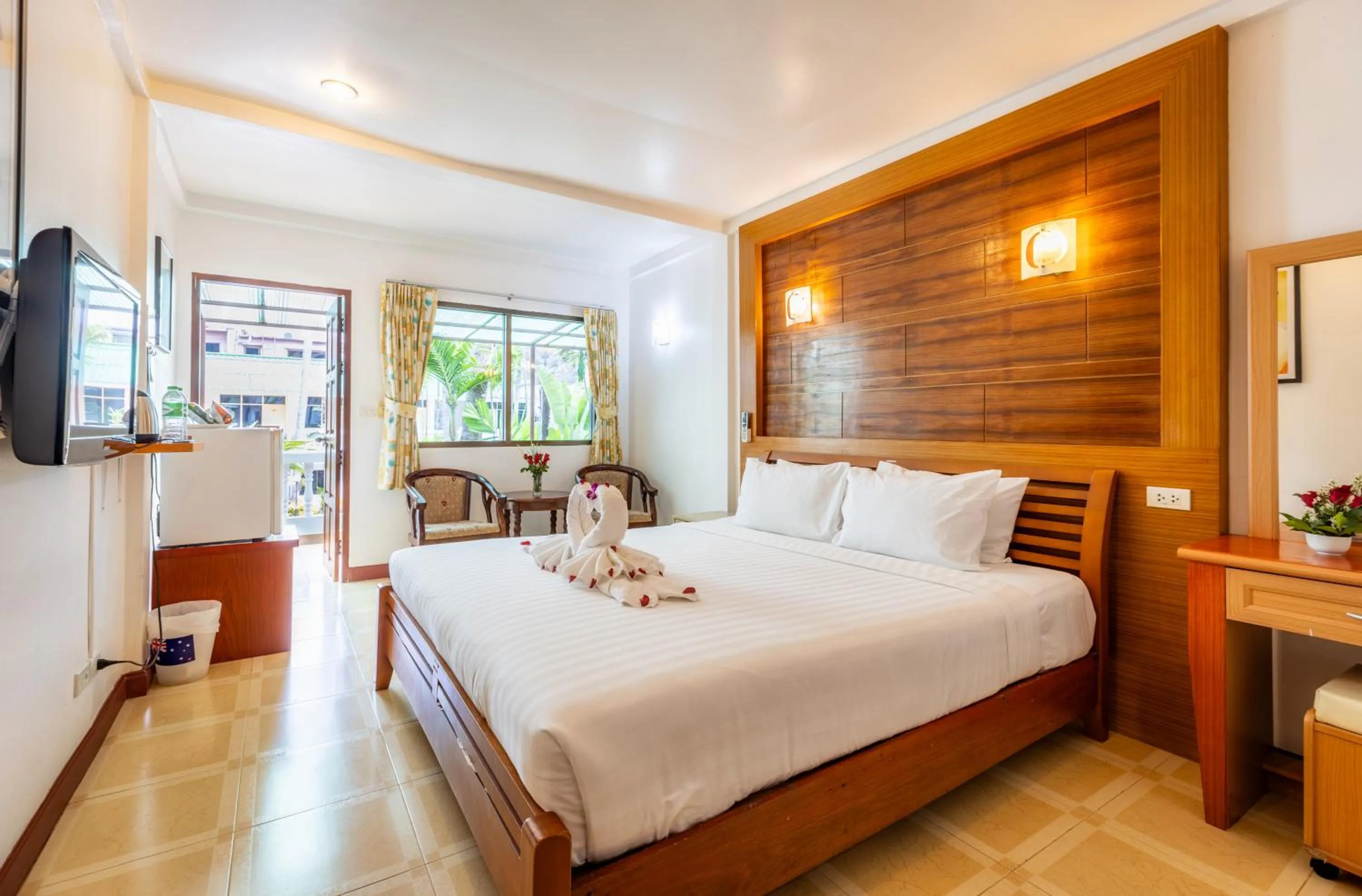 Bed in The Expat Hotel Patong