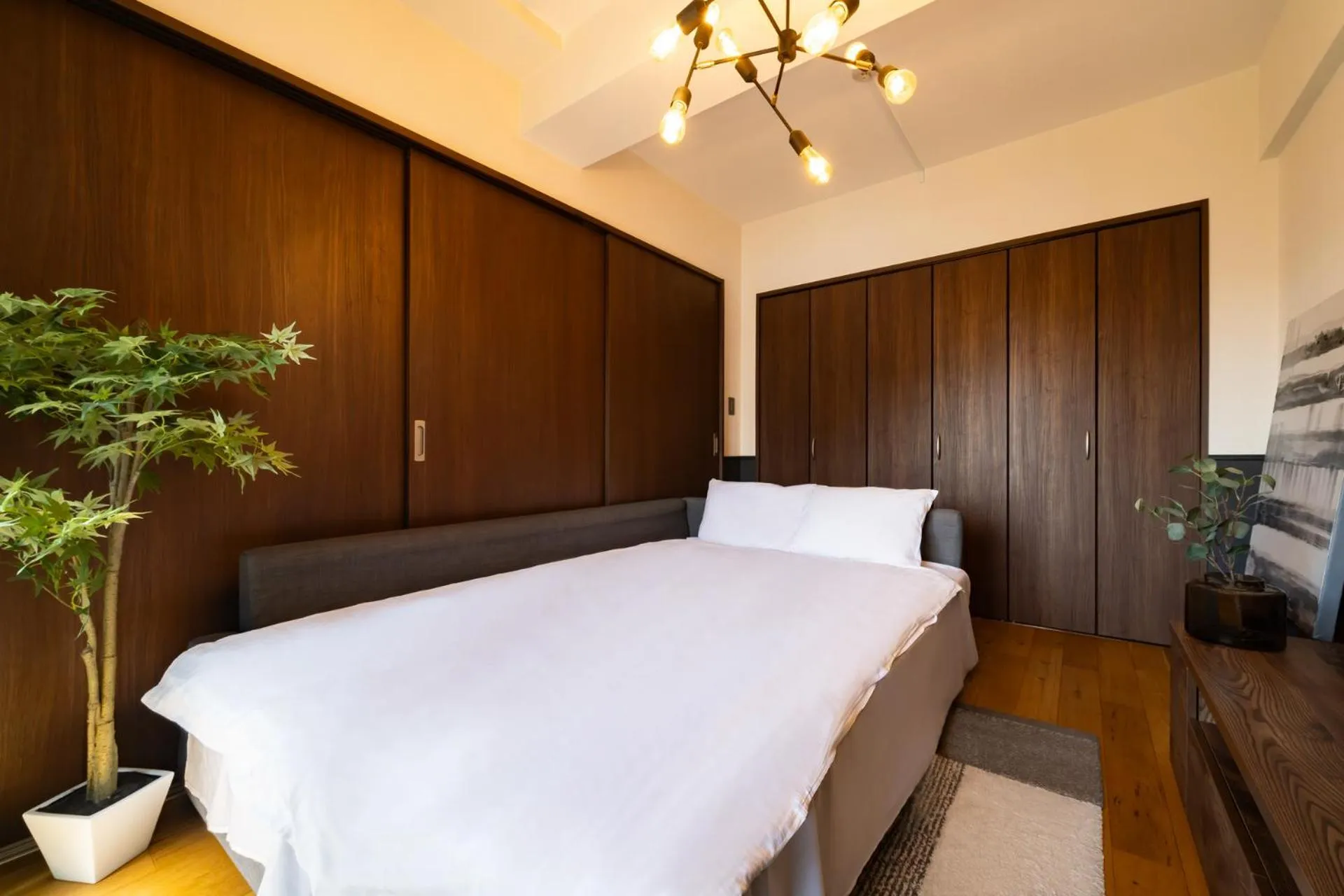 Bed in IMPREST STAY Tokyo Kamata