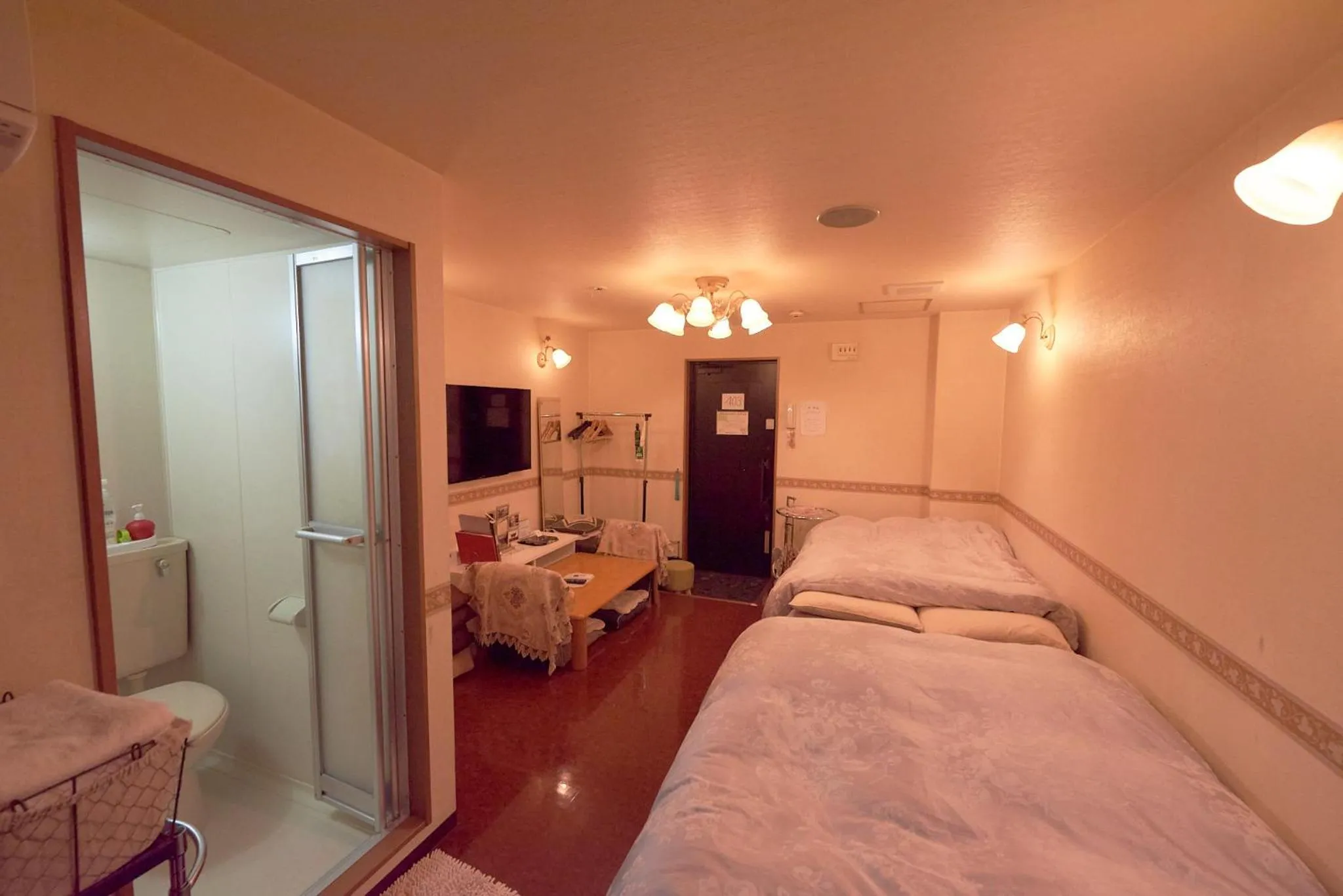 Bed in ホテル4Fマカロニ